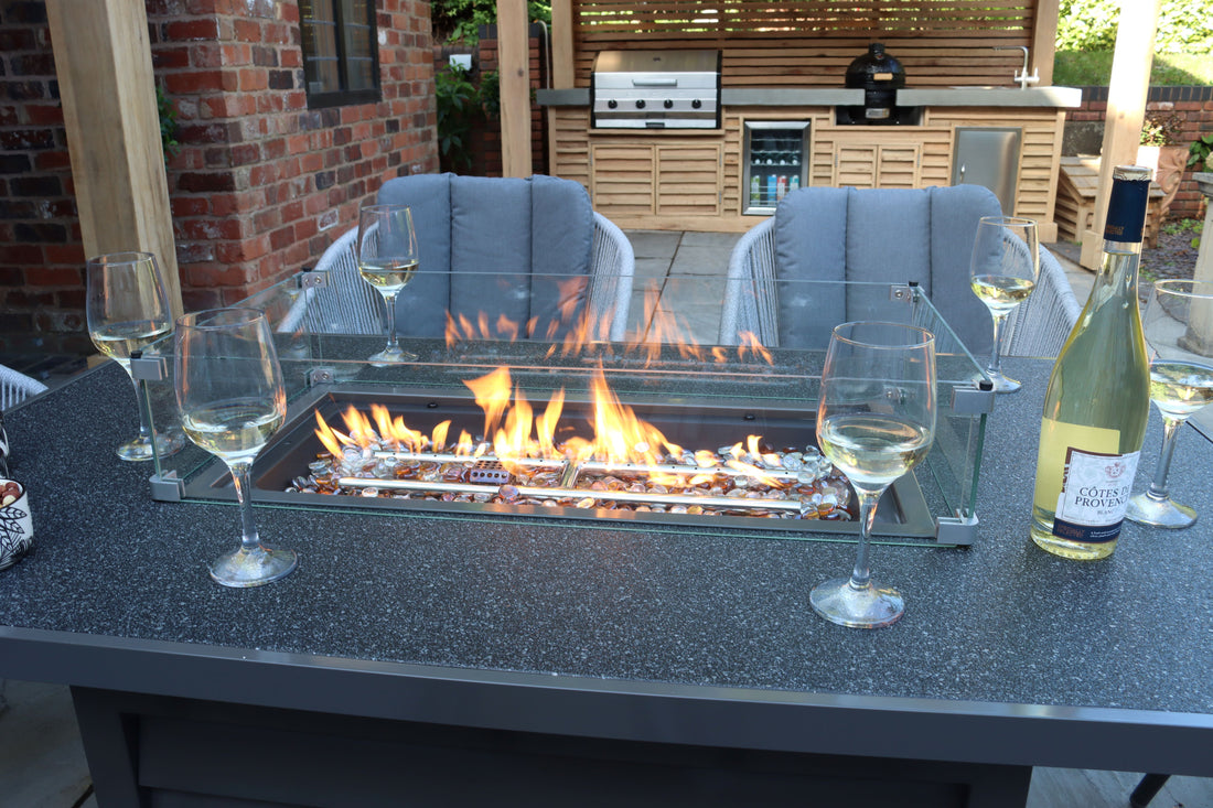 The Benefits of a Firepit Dining Table in Your Garden