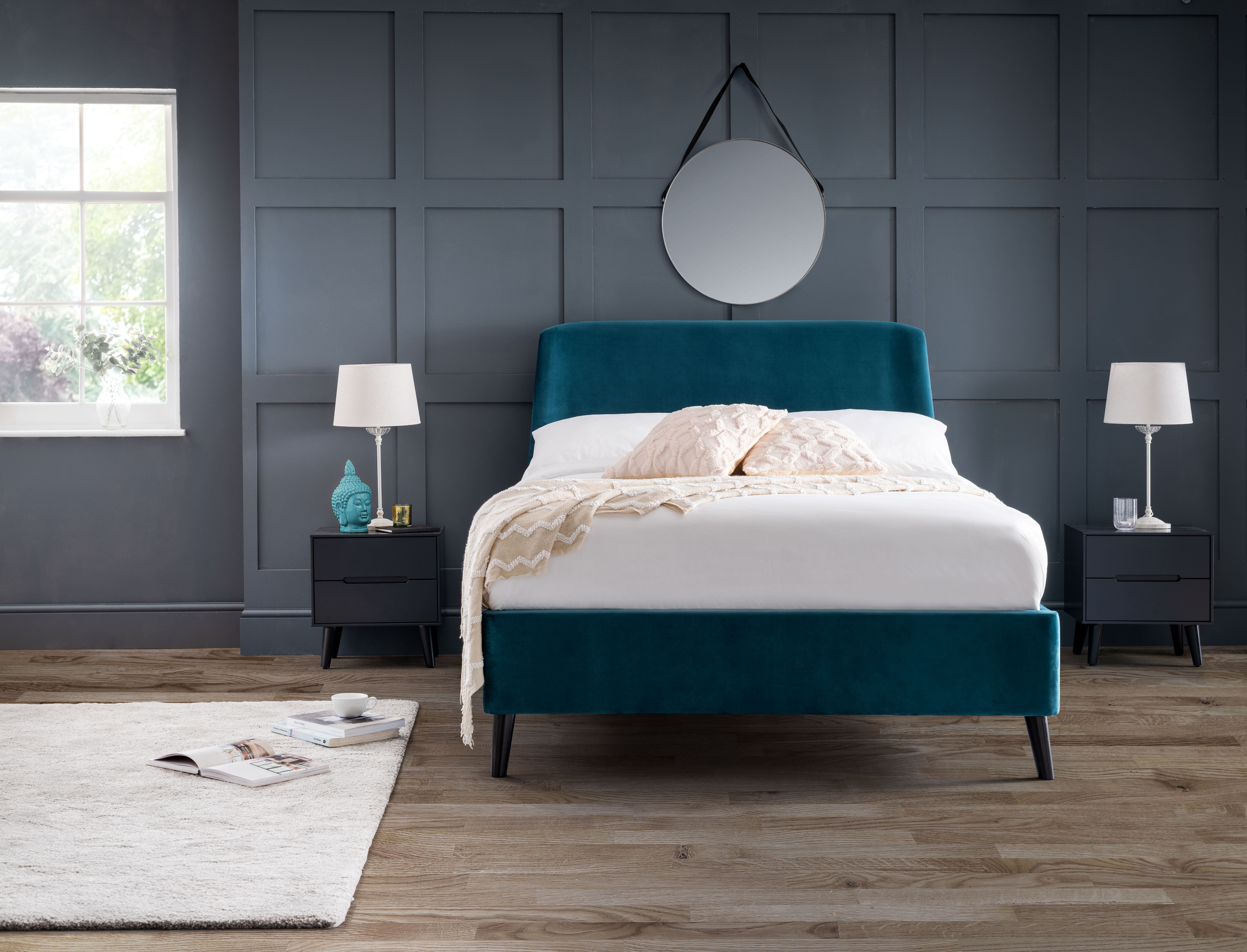 Blue Double Bed Frames