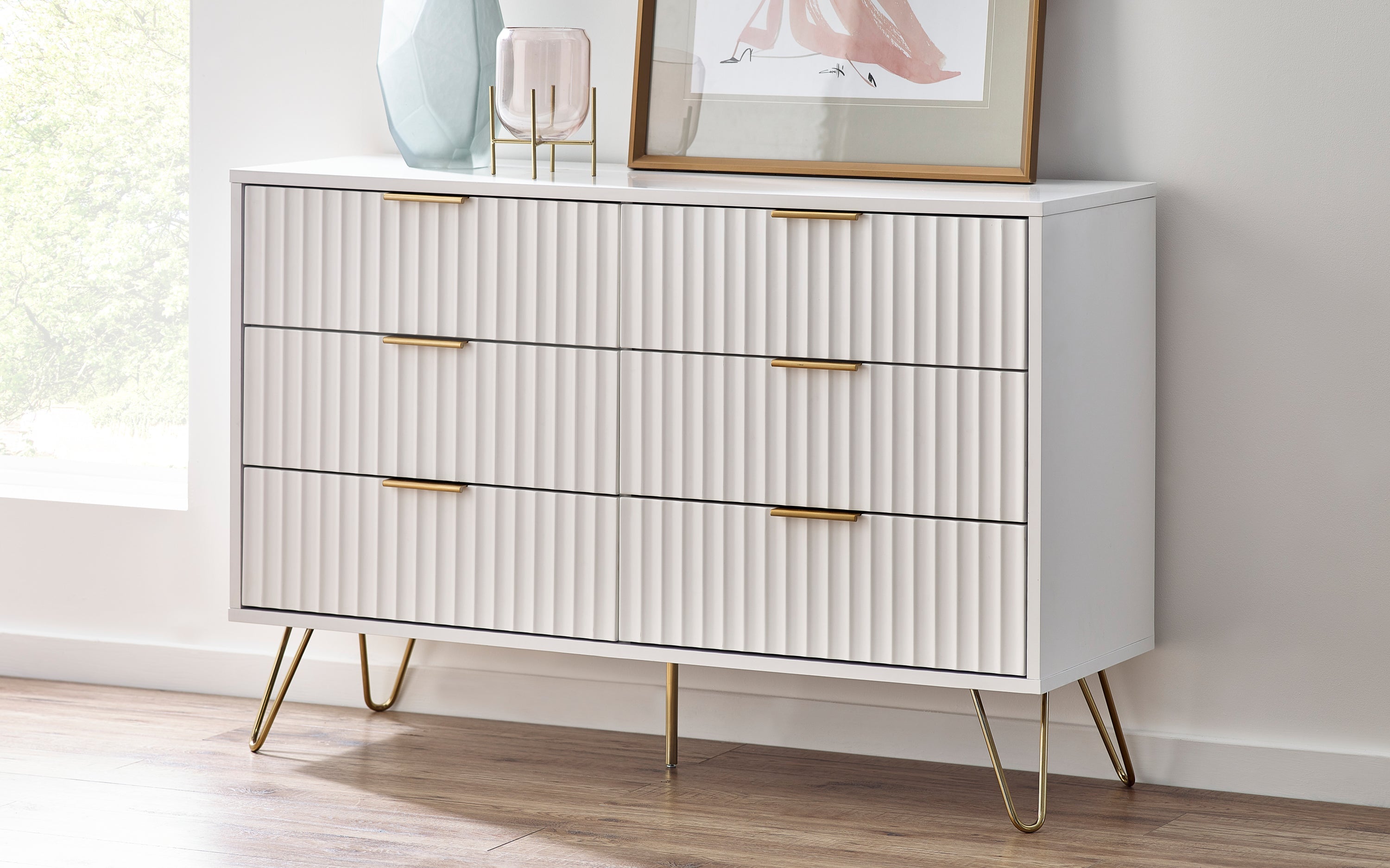 White Chest of Drawers