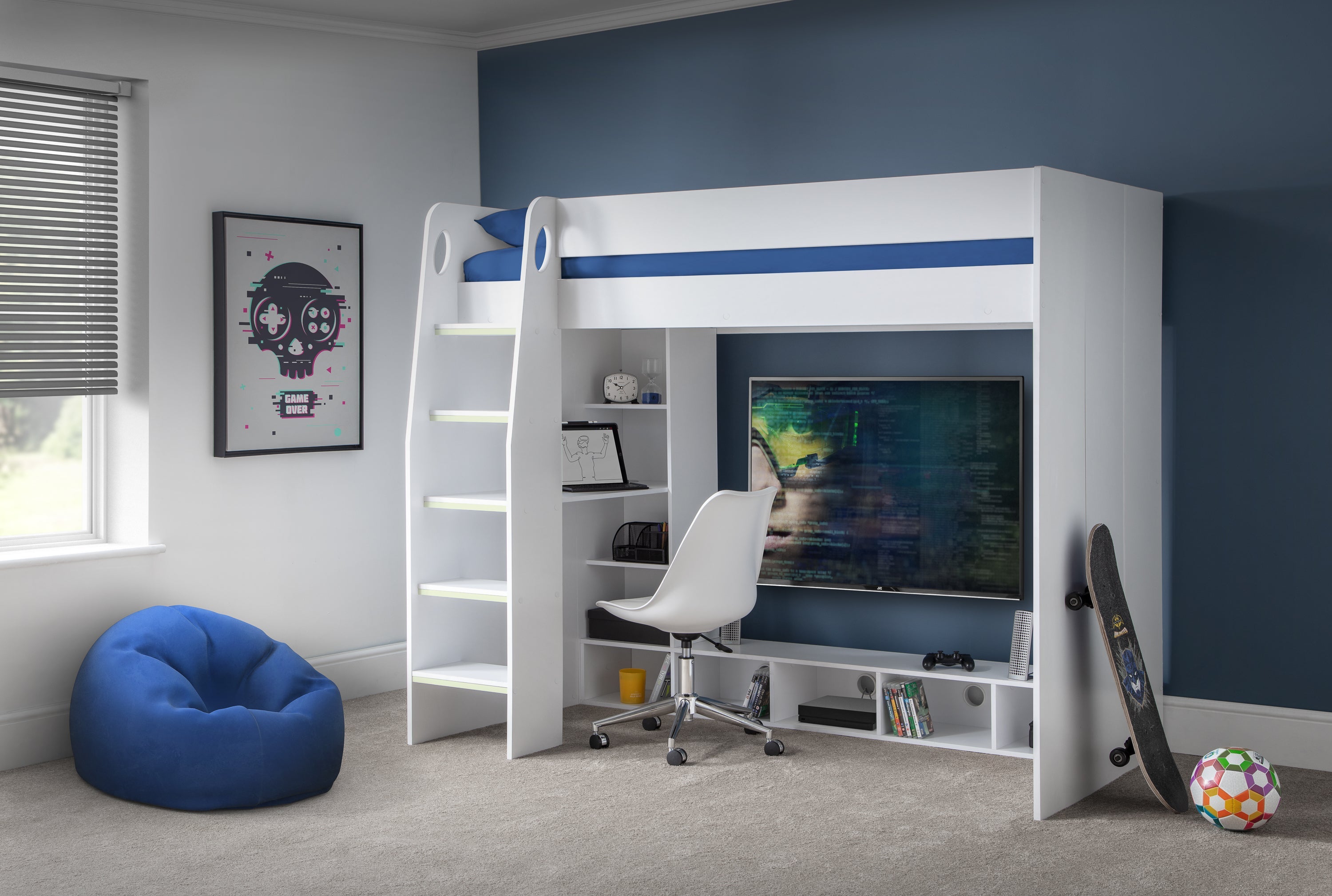 White Kids Beds