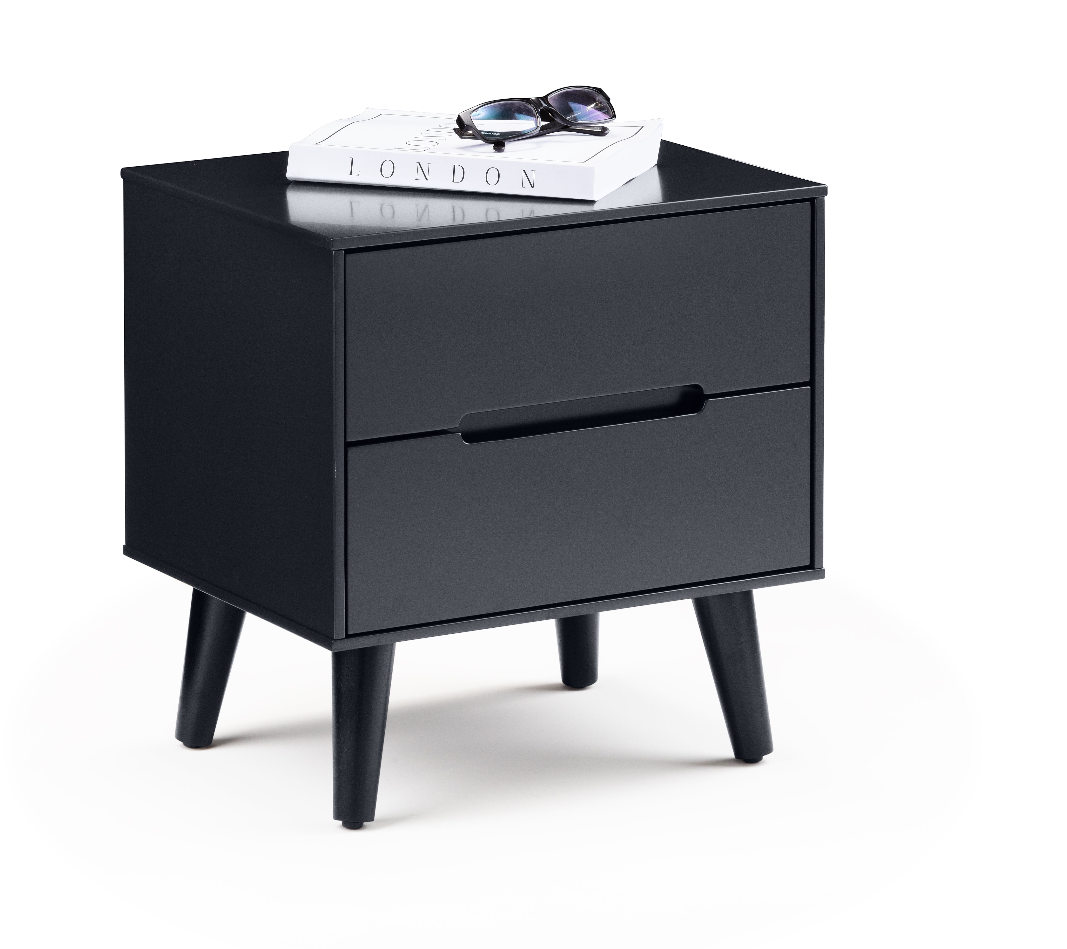 Alicia 2 Drawer Bedside Table
