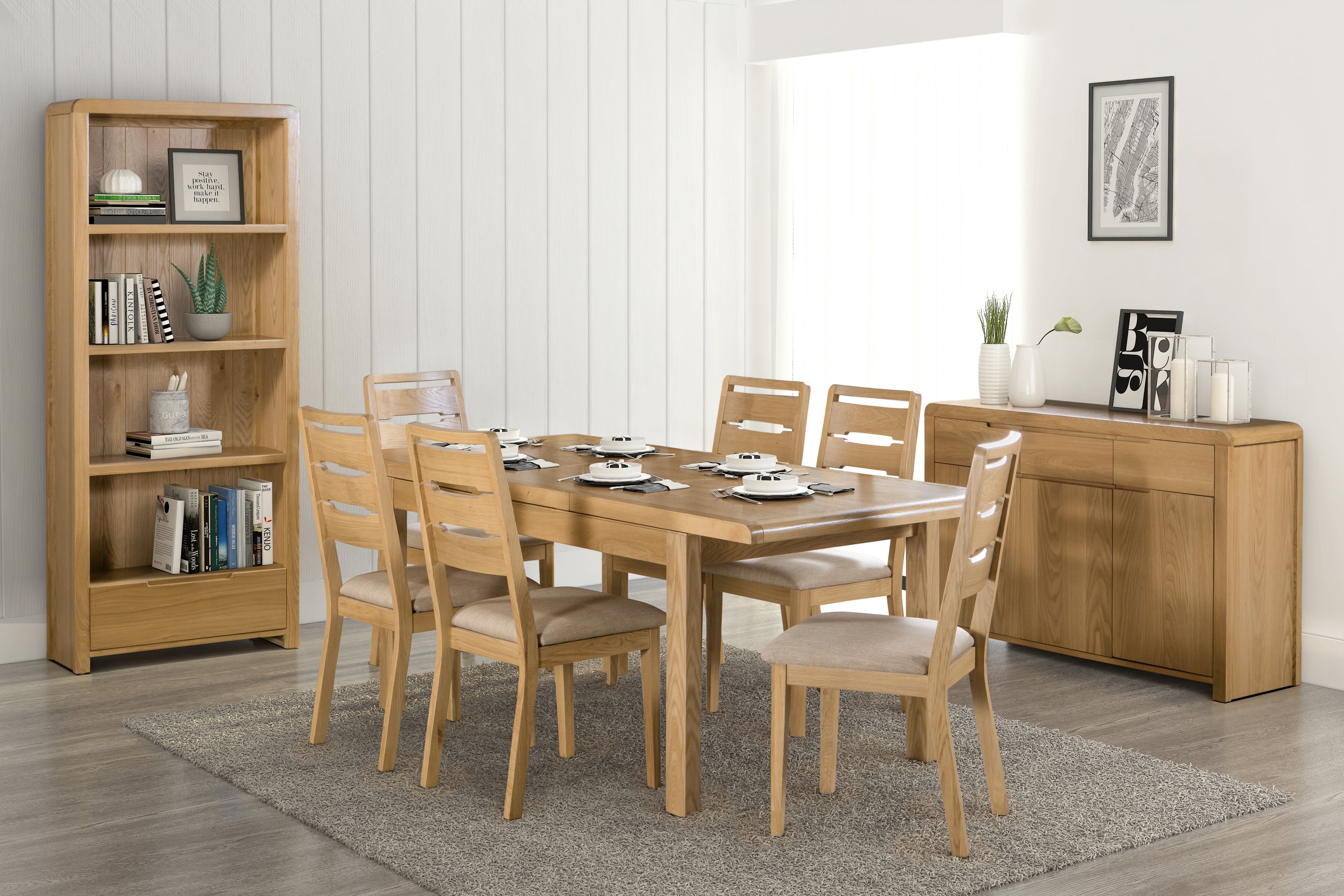 Pair of Curve Dining Chairs