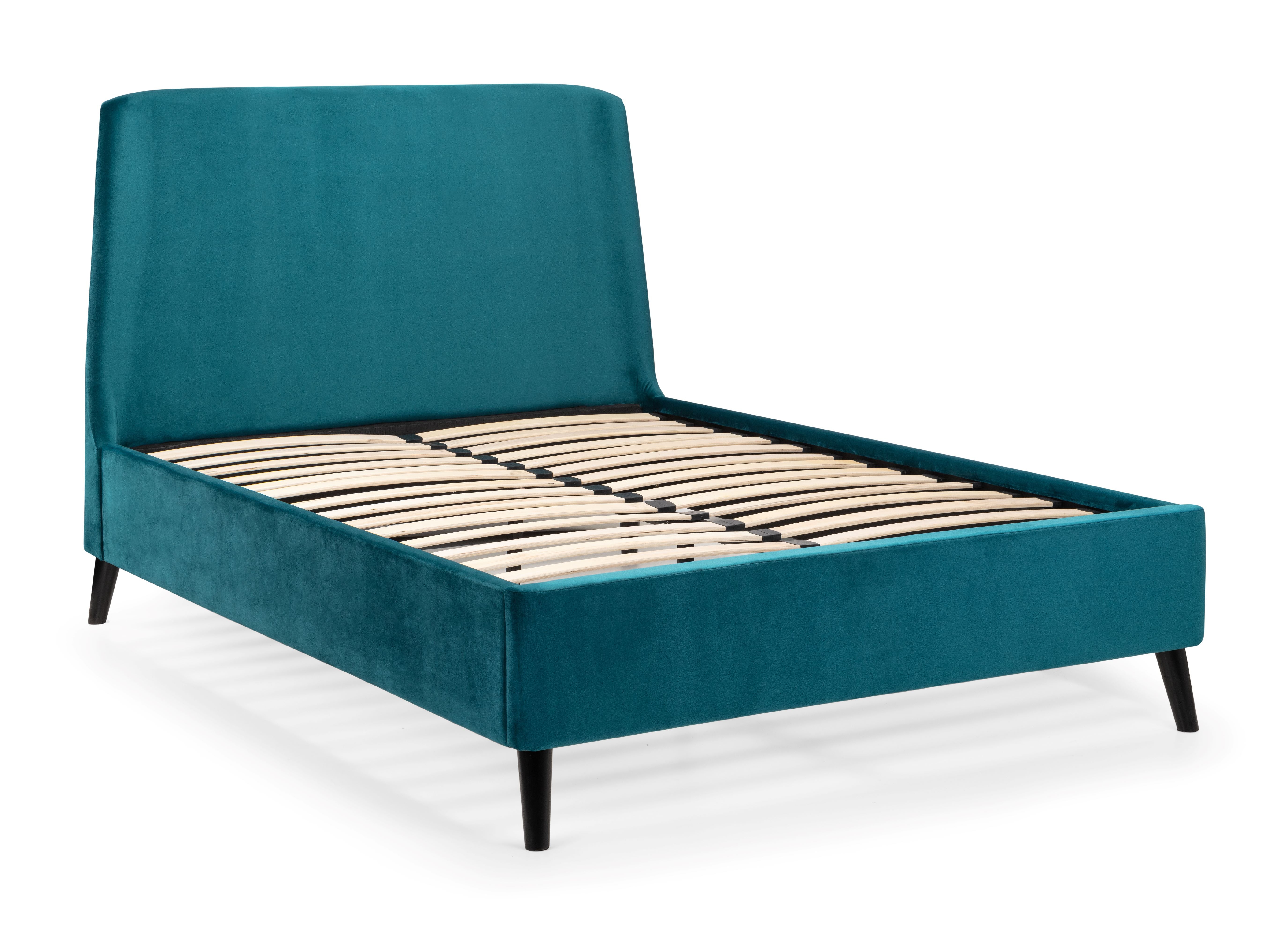Frida Curved Velvet Bed