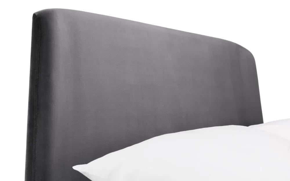 Frida Curved Velvet Bed