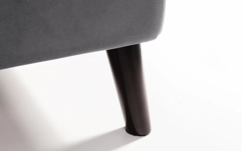 Frida Curved Velvet Bed