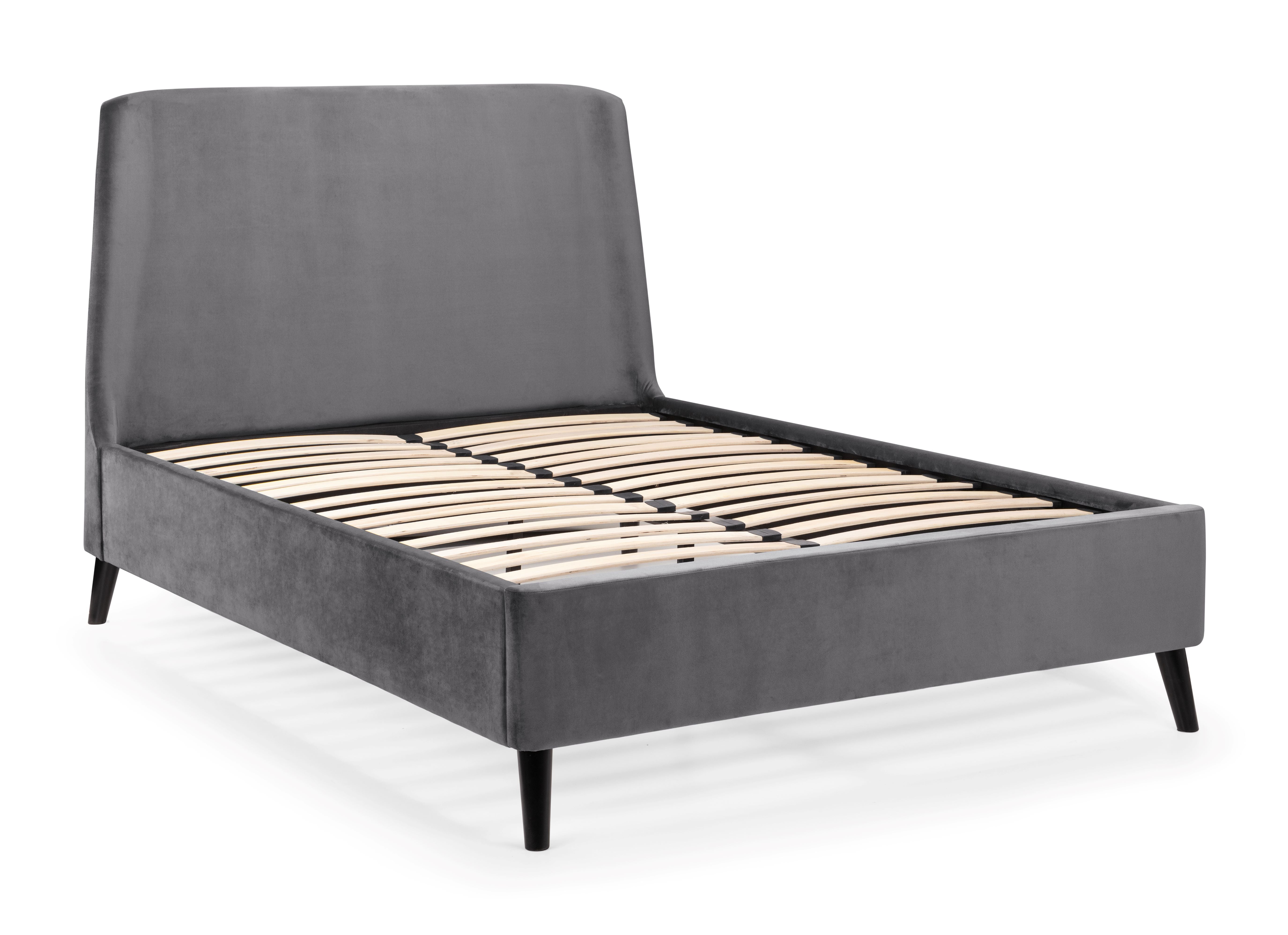 Frida Curved Velvet Bed
