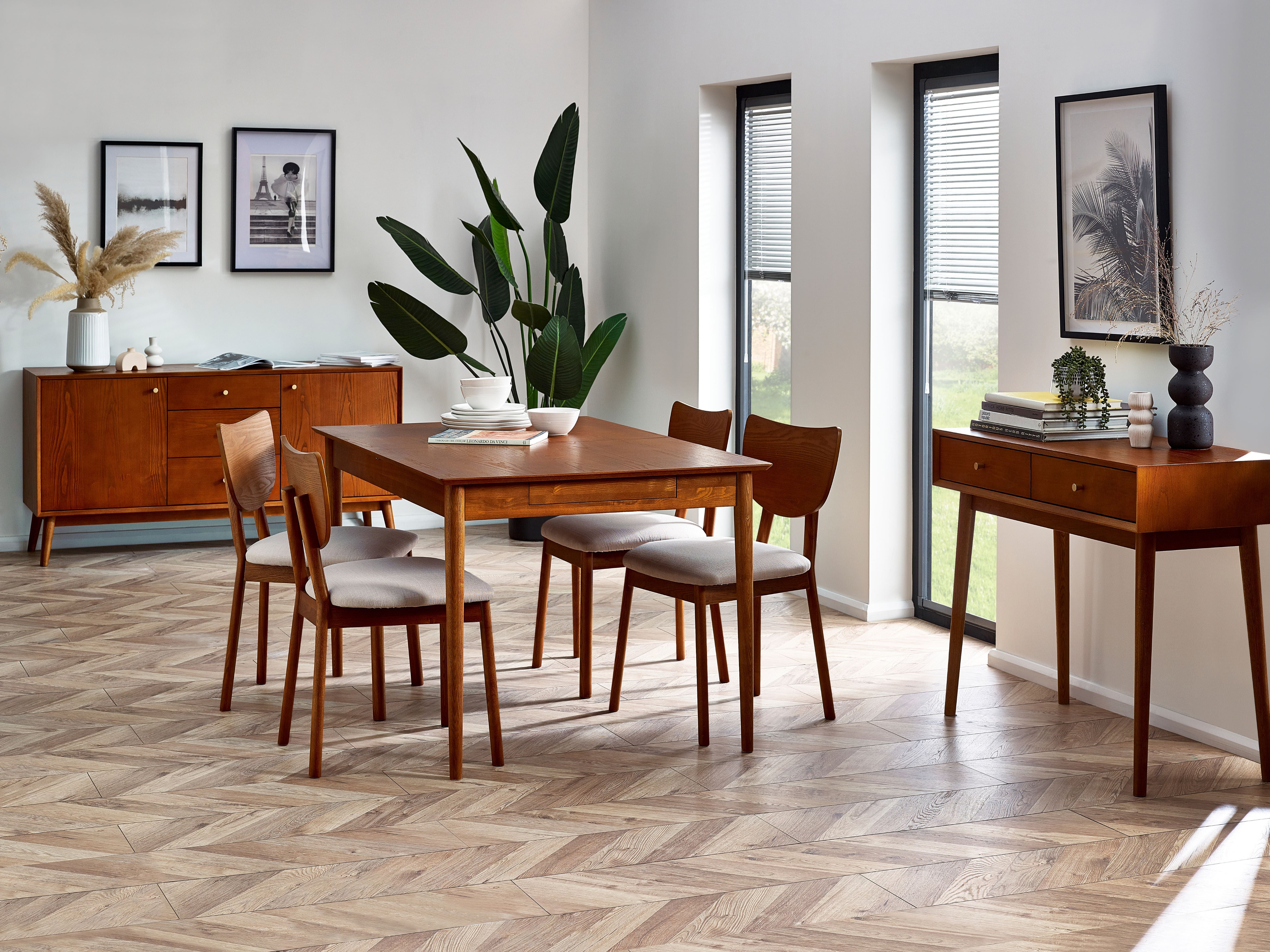 Lowry Extending Dining Table with 2 Drawers – Flock & Fig