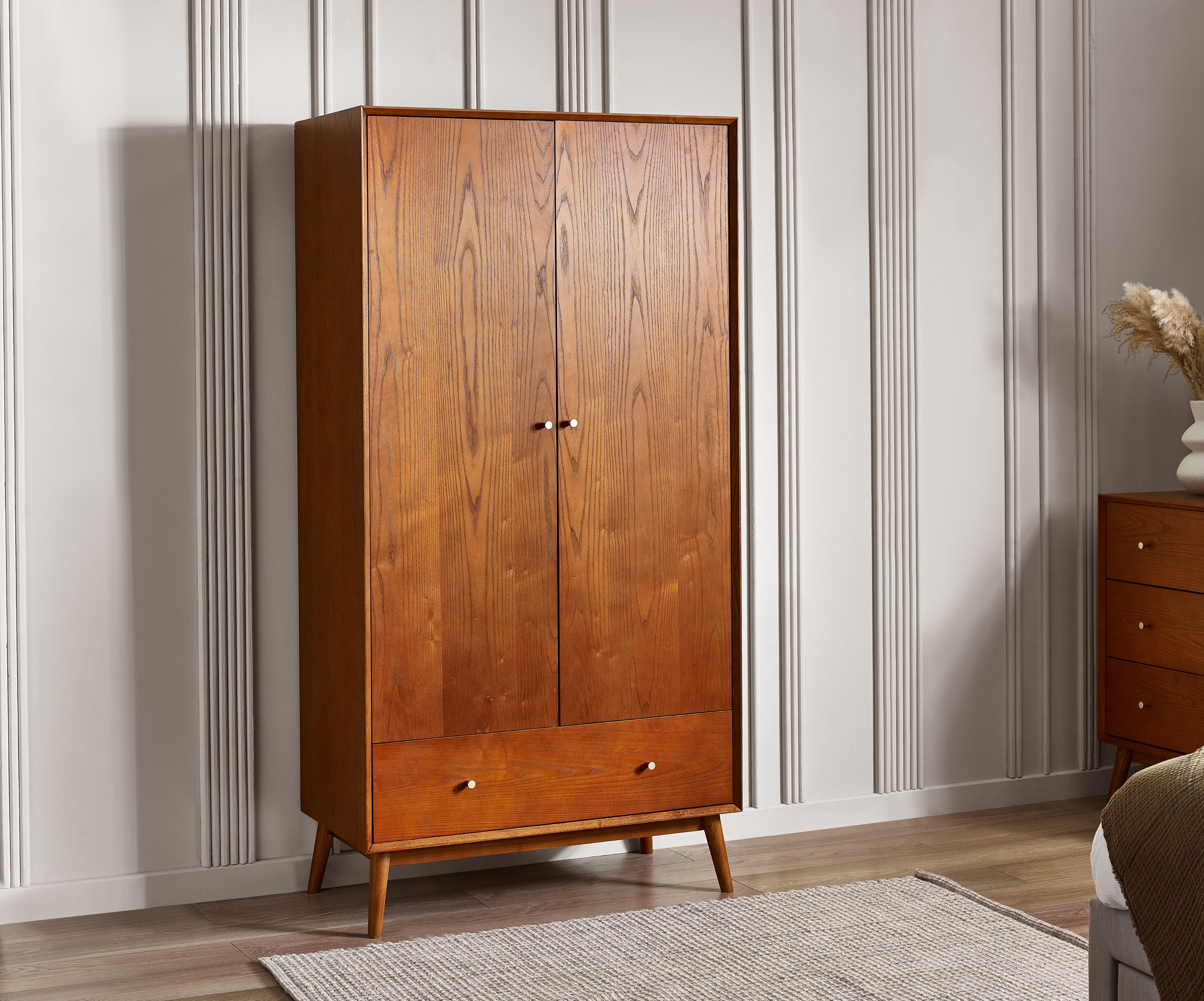 Lowry 2 Door 1 Drawer Wardrobe