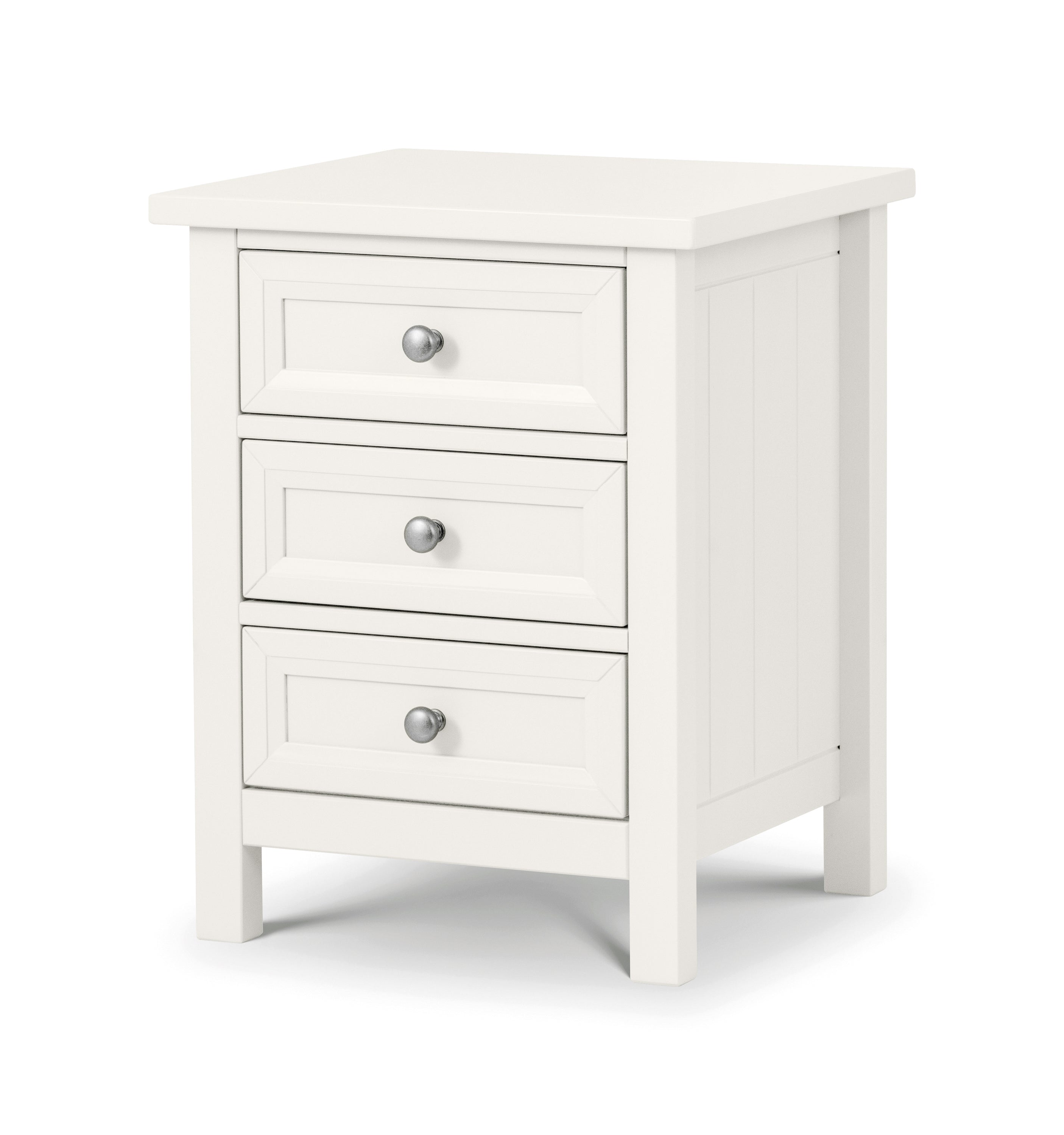 Maine 3 Drawer Bedside Table