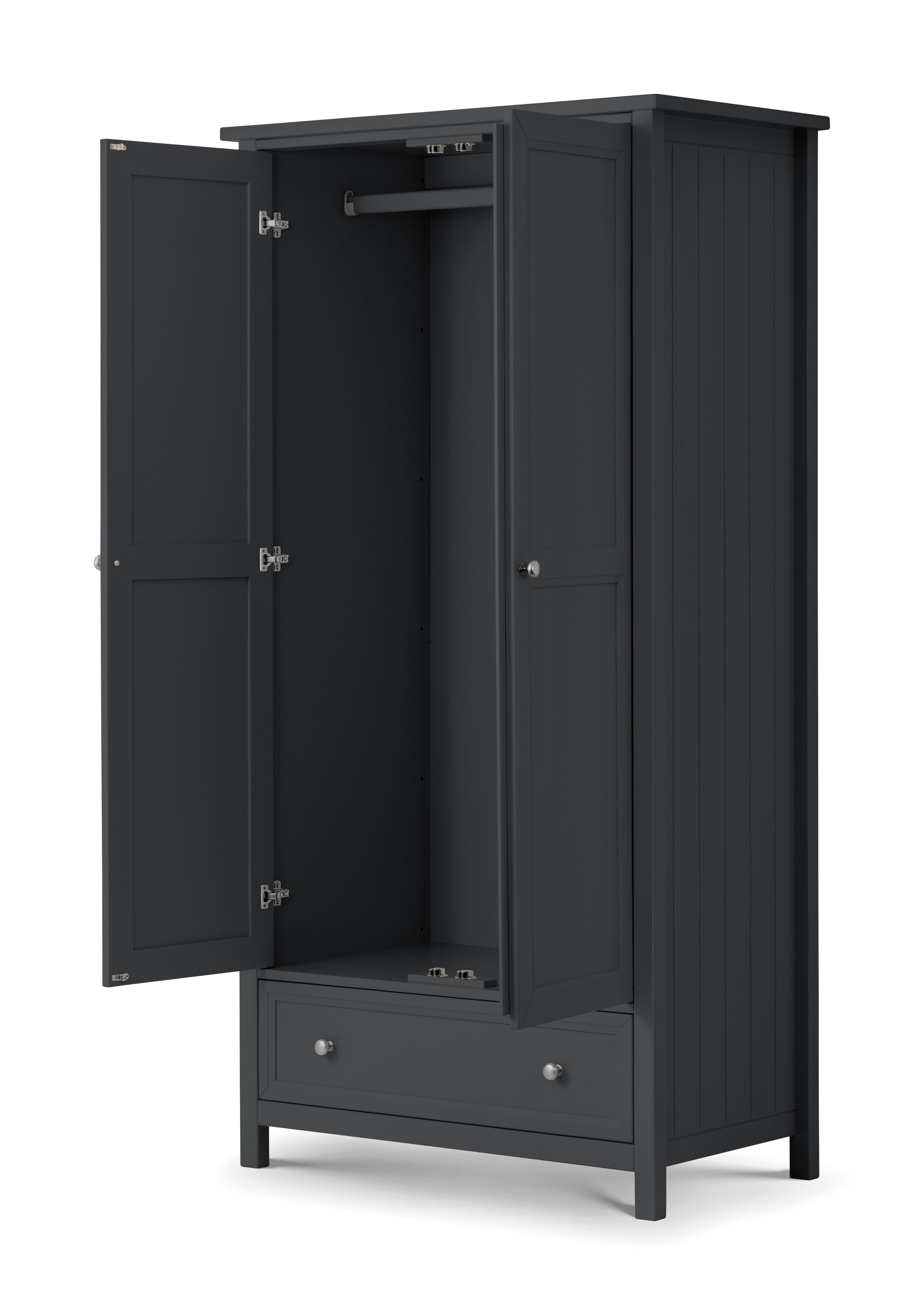 Maine 2 Door 1 Drawer Wardrobe