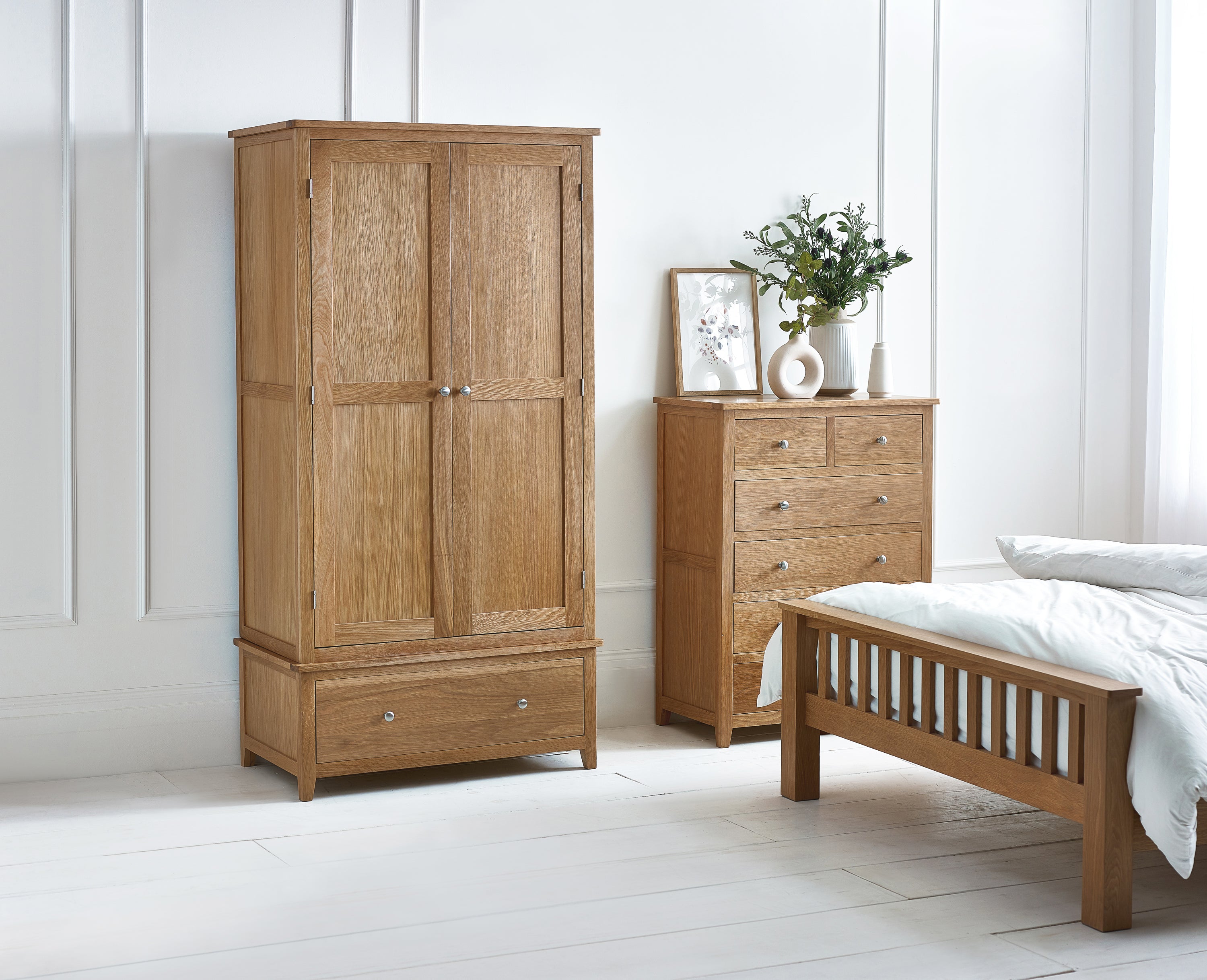 Mallory 2 Door 1 Drawer Wardrobe