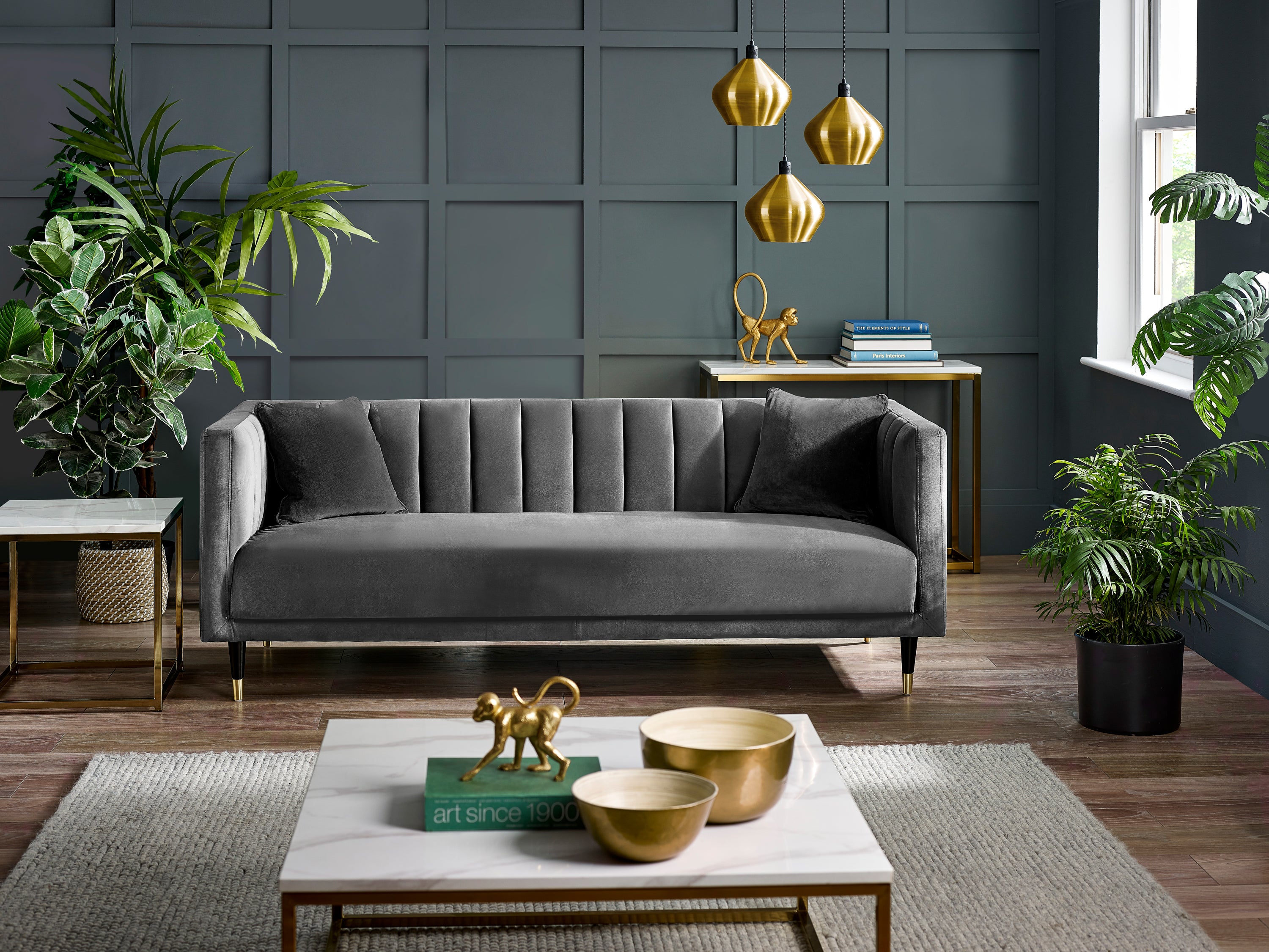 Salma Velvet Sofa