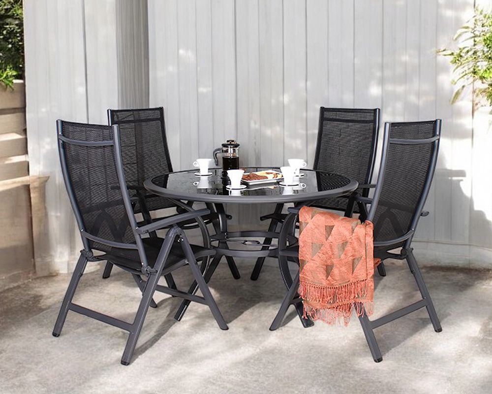 Sorrento 4 Seater Round Deluxe Recliner Set