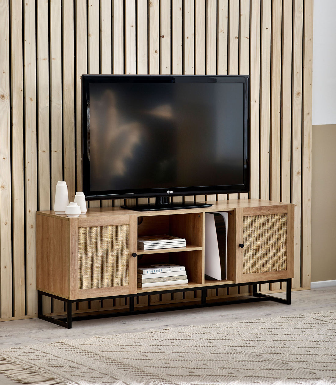 Elevate Your Living Room Aesthetics: Rattan TV Units