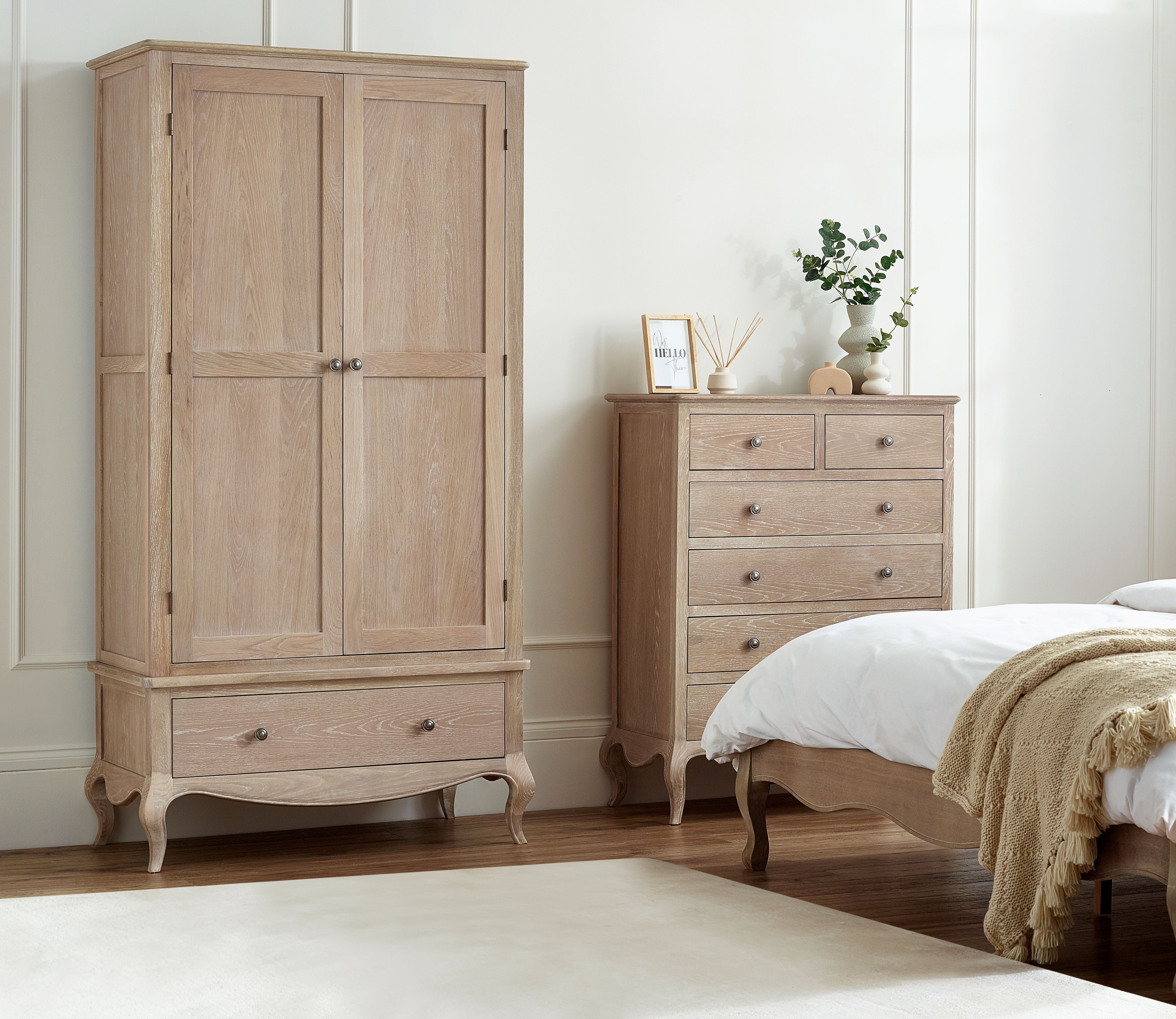 Beige 2-Door Wardrobes