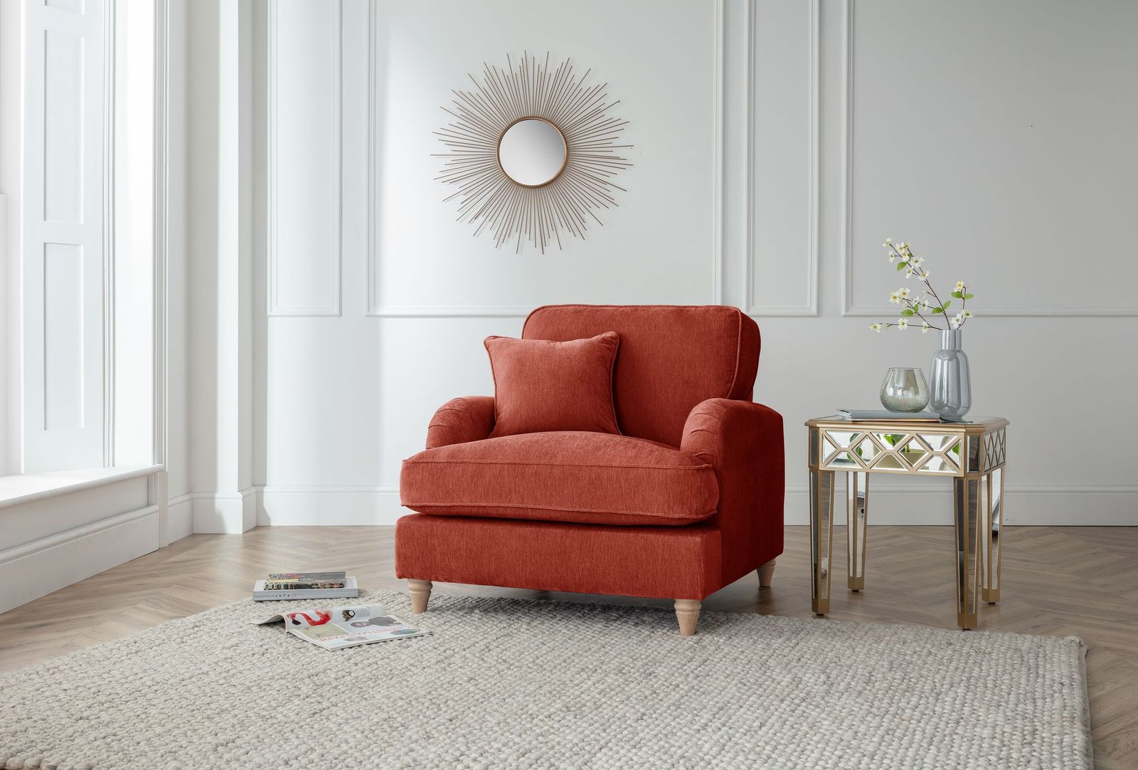 Manhattan Armchair – Flock Fig1
