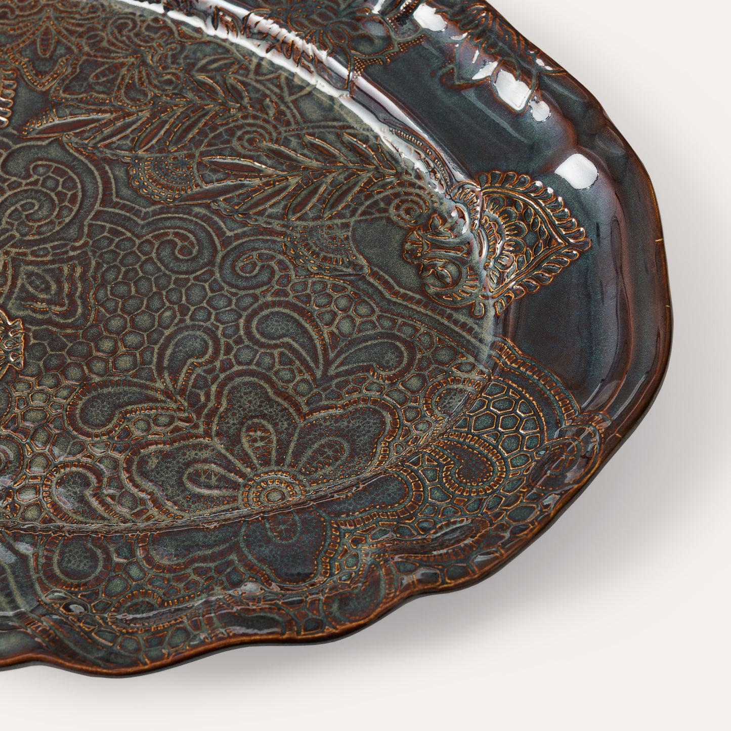 Arabesque Large Oval Dish