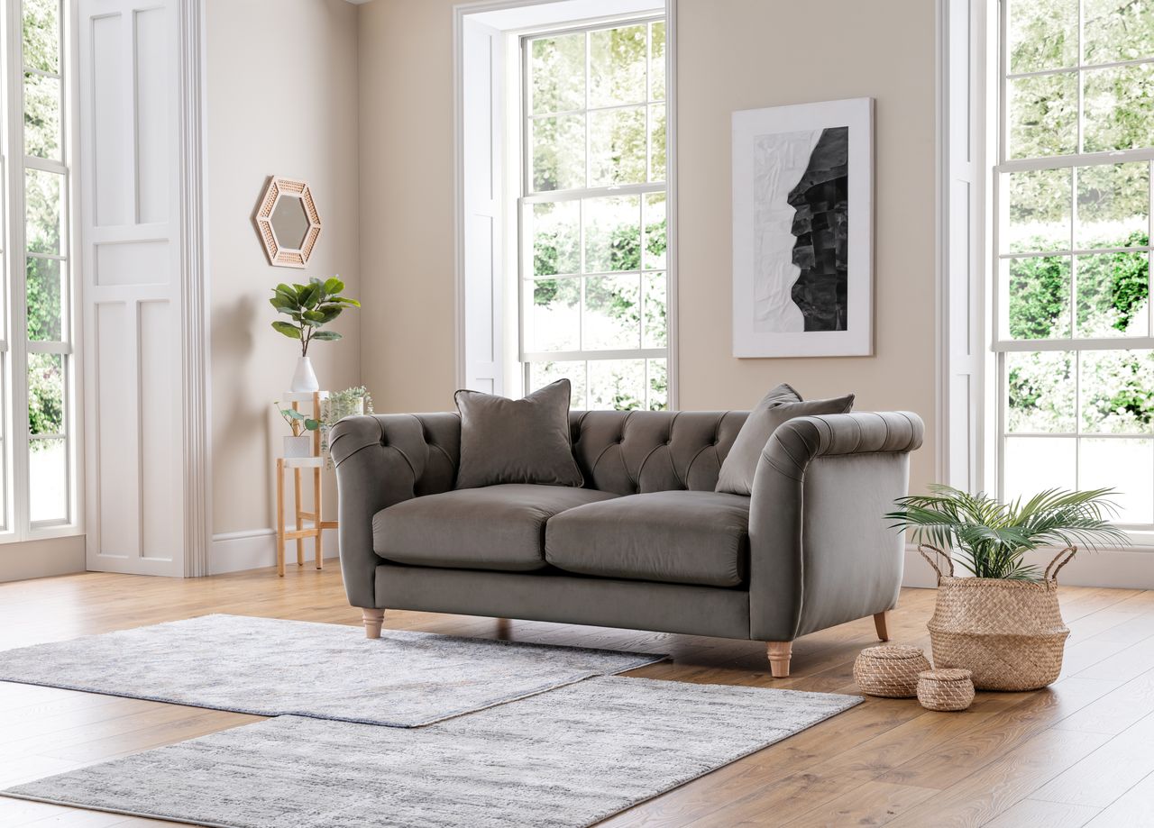 Canterbury Velvet Sofa