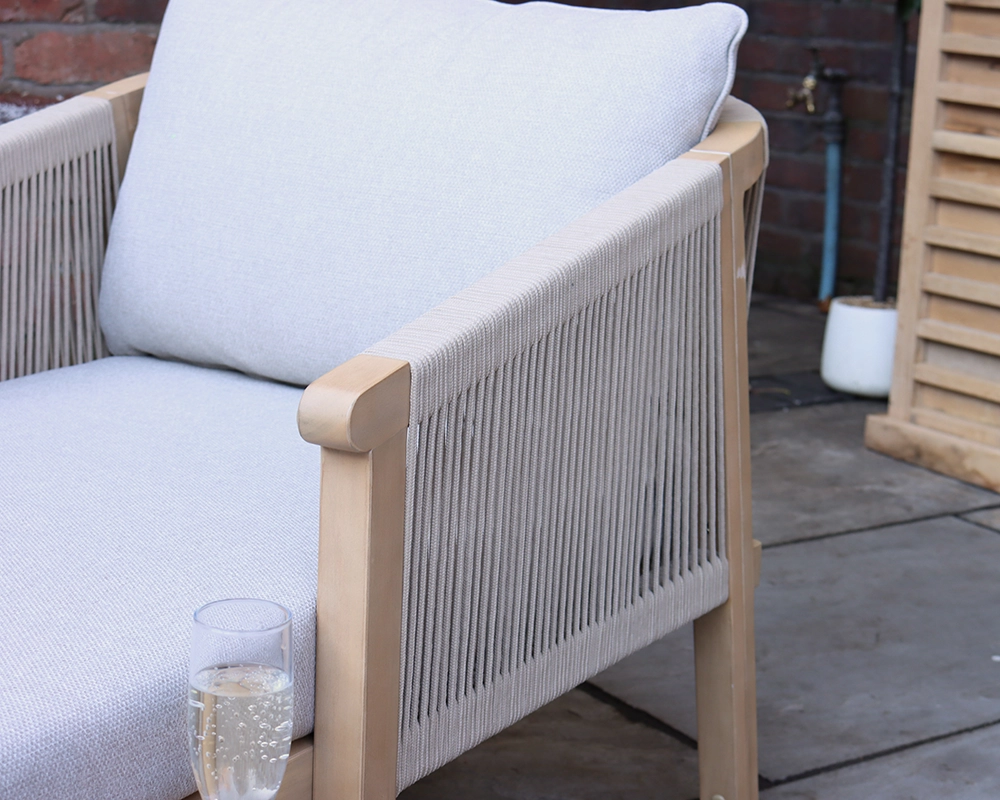 Roma Sun Lounger & side table