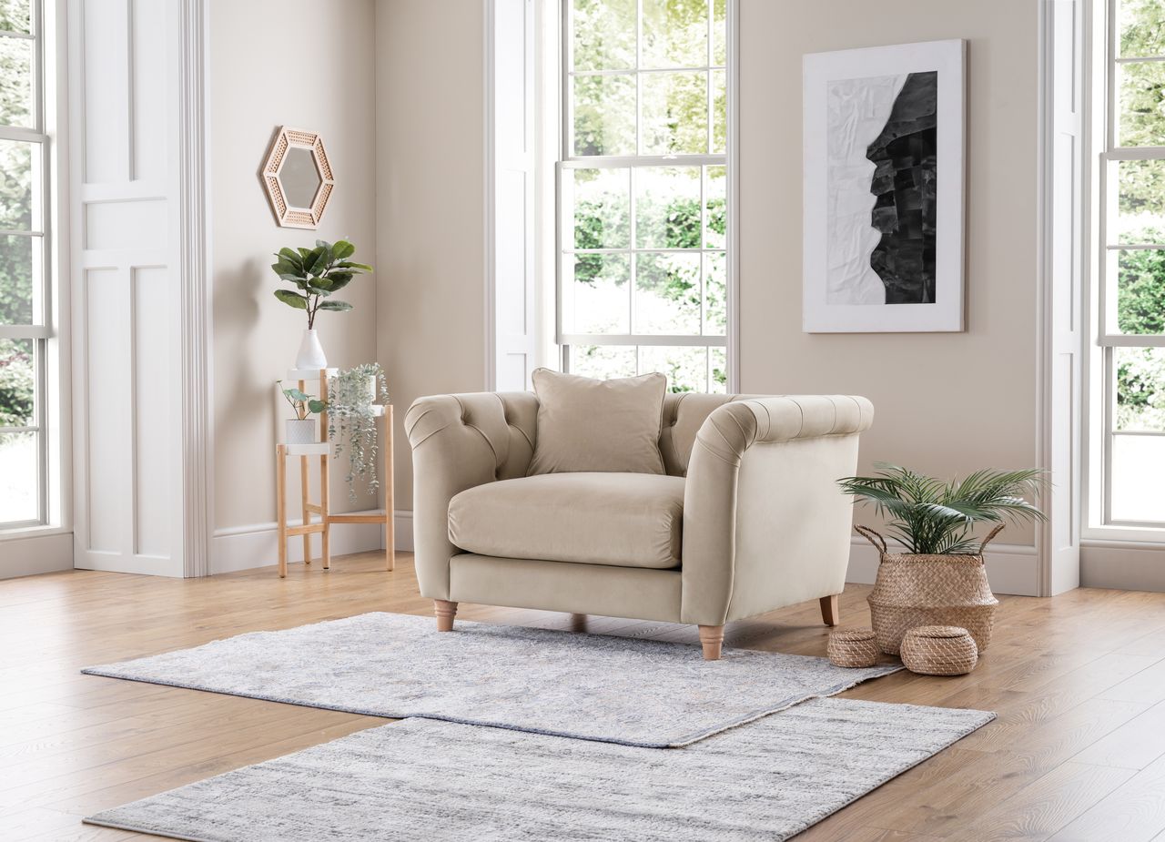 Canterbury Velvet Armchair