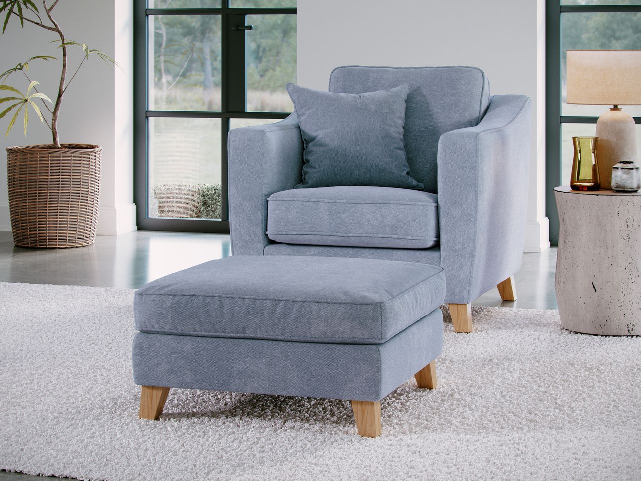 Hudson Footstool