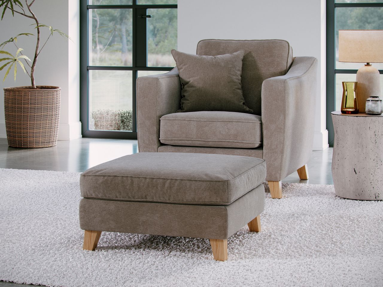 Hudson Footstool