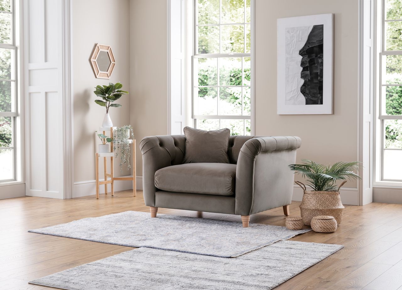 Canterbury Velvet Armchair