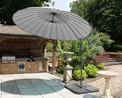 Grey Shanghai Cantilever Parasol