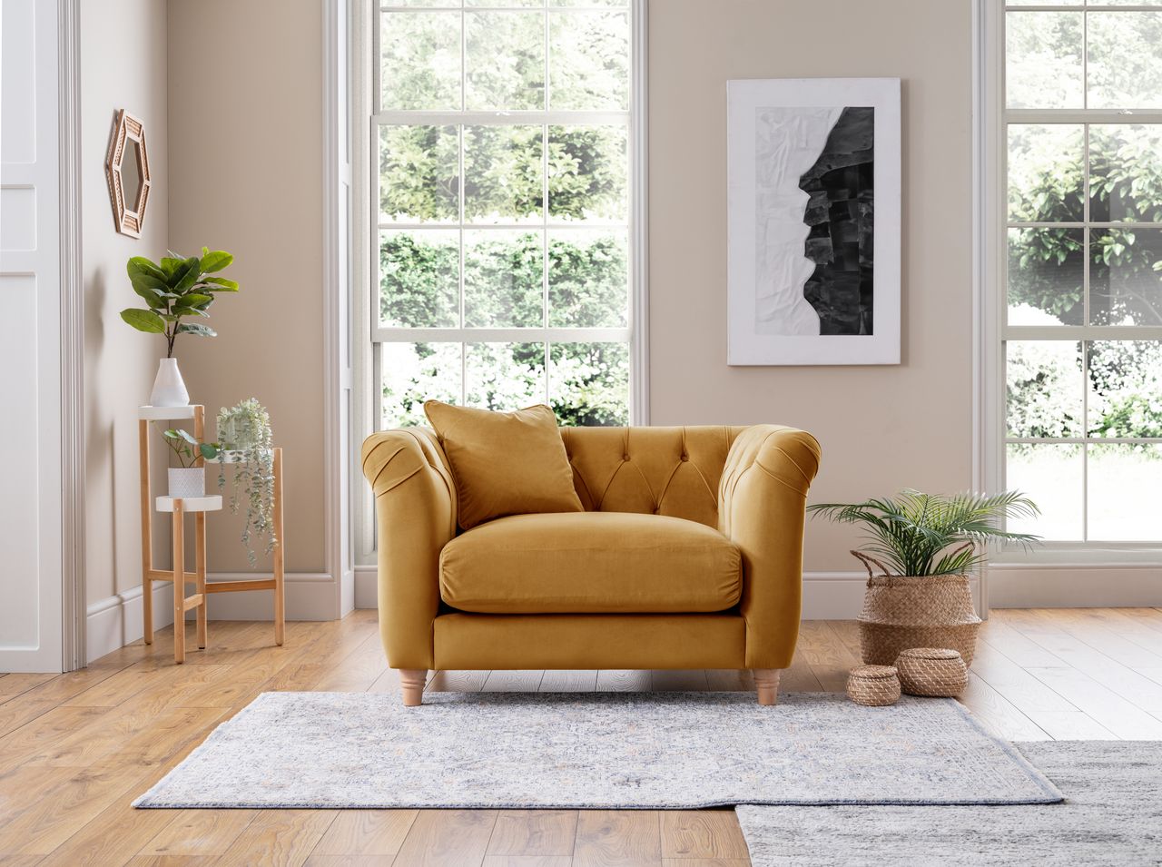 Canterbury Velvet Armchair