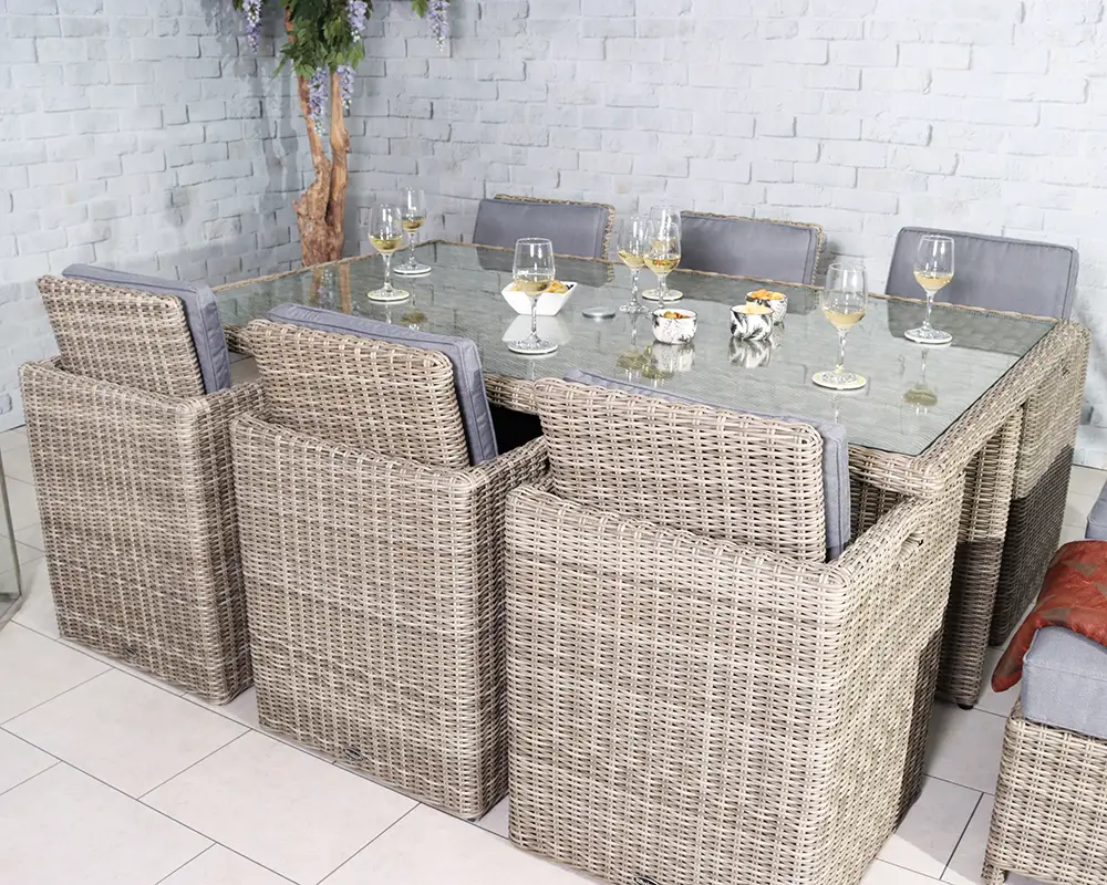 Wentworth 10 Seater Rectangular Cube Set
