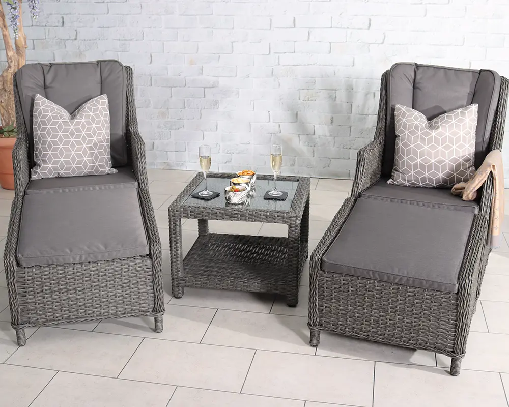 Paris 2 Seater High Back Recliner Set