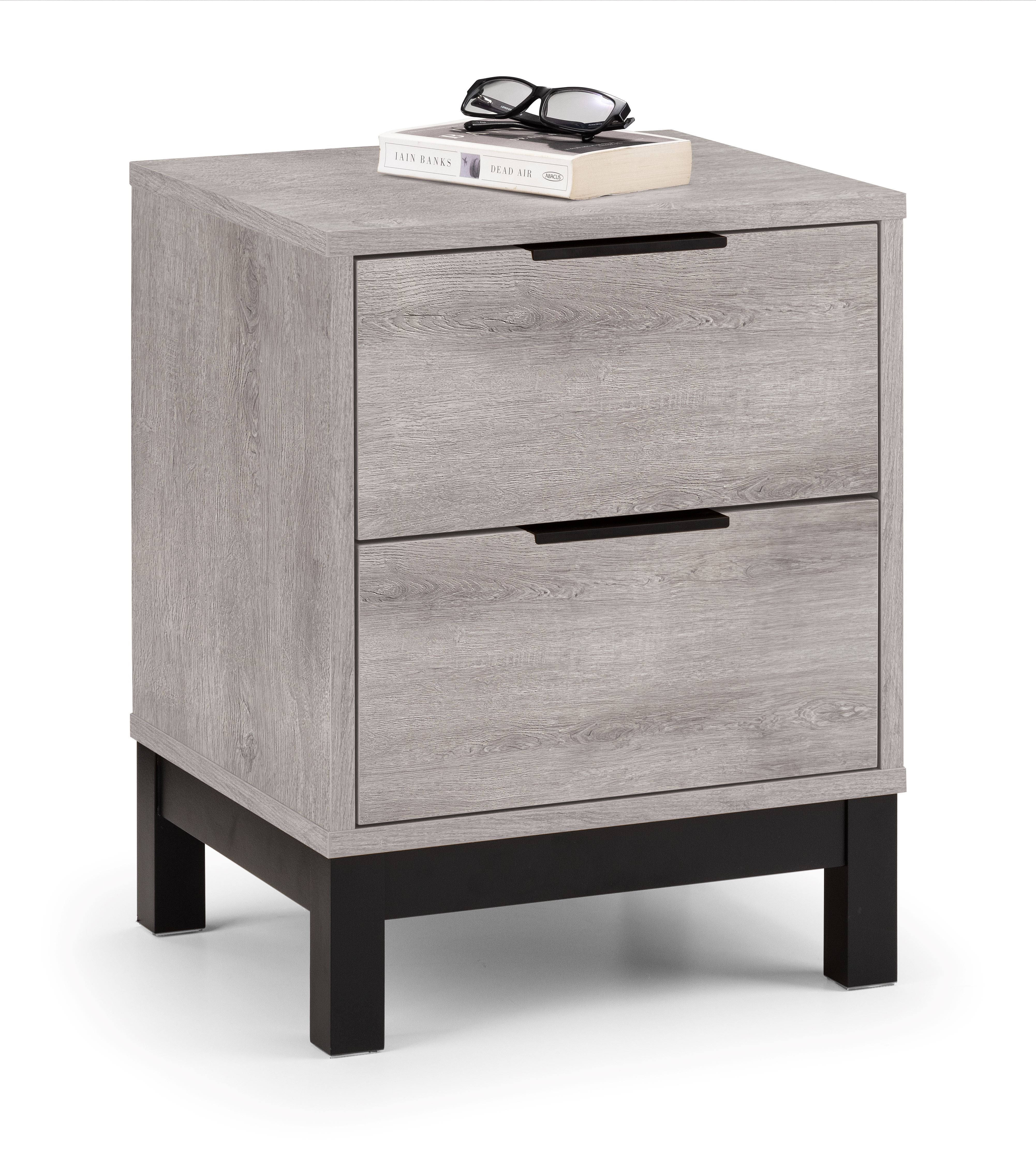 Kerala 2 Drawer Bedside Table