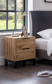 Bali 2 Drawer Bedside Table
