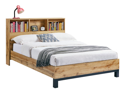 Kerala Bookcase Headboard Double Bed