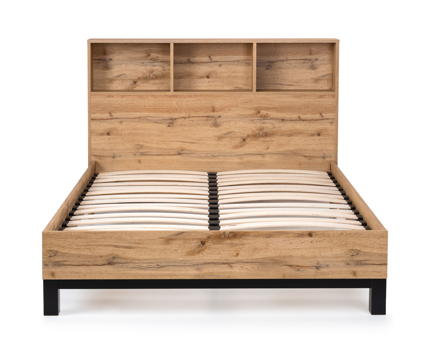 Kerala Bookcase Headboard Double Bed