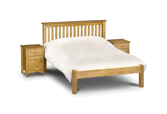 Oxford Double Bed Low Foot Pine