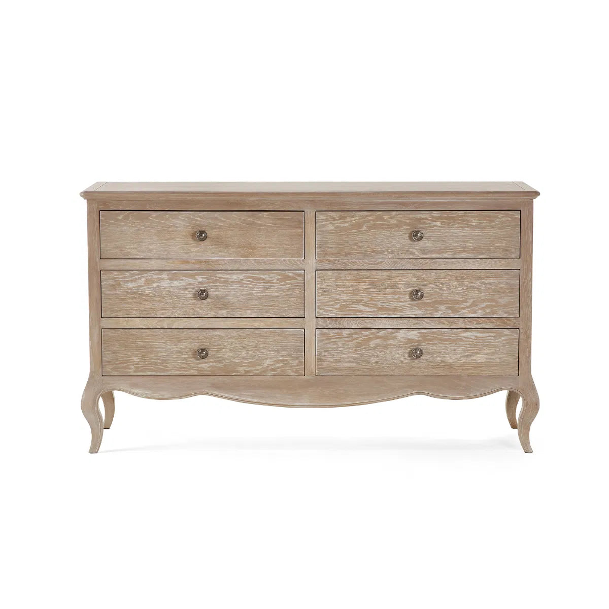 Camille Wide Chest of 6 Drawers