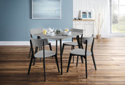 Pair of Casa Dining Chairs Grey