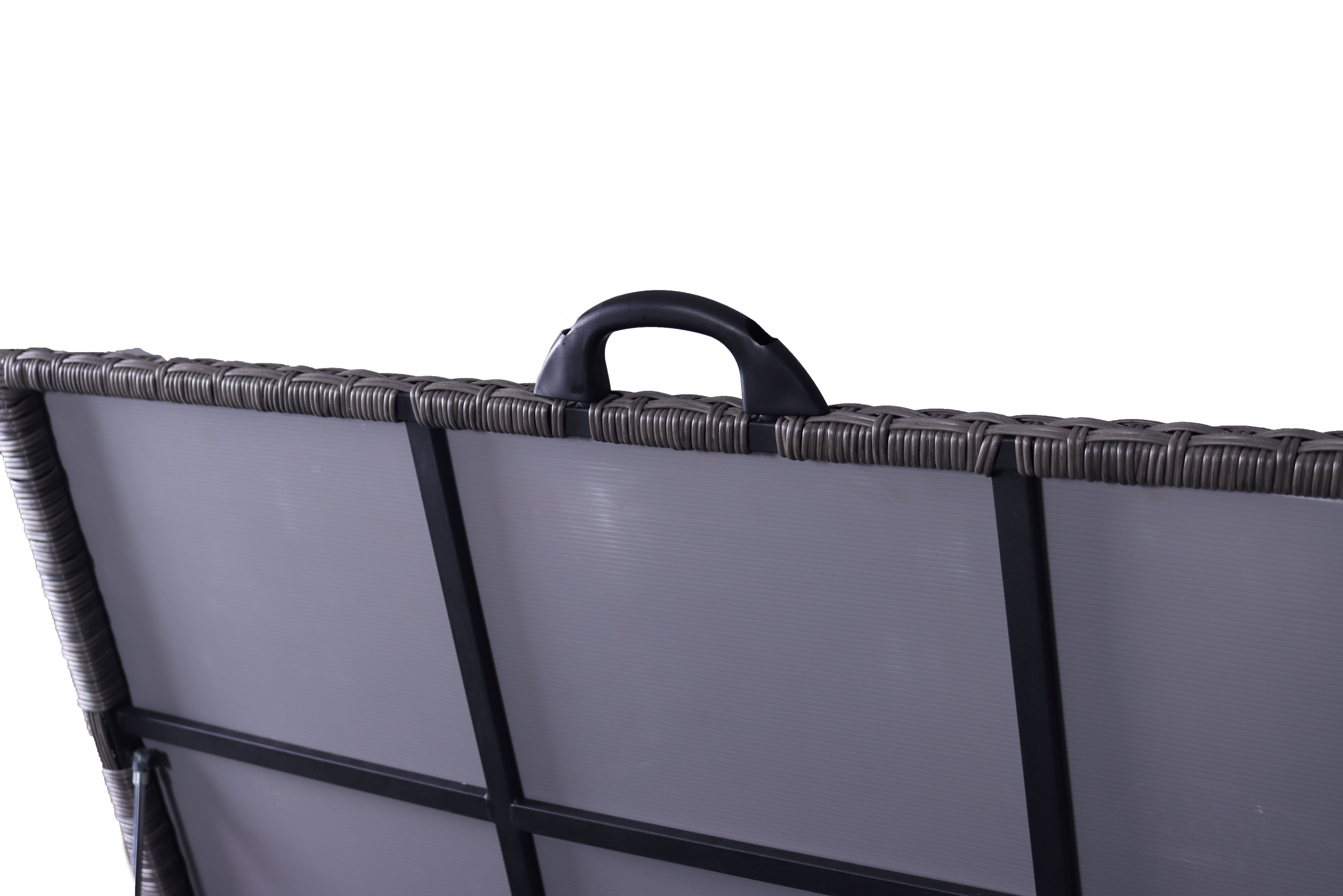 Charcoal Weave 826L Cushion Storage Box