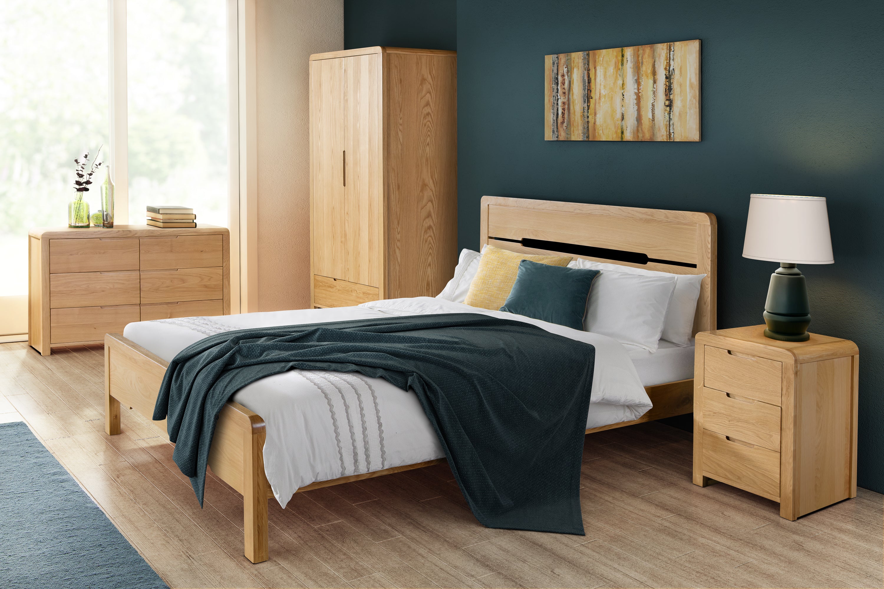 Bergen 3 Drawer Bedside Table