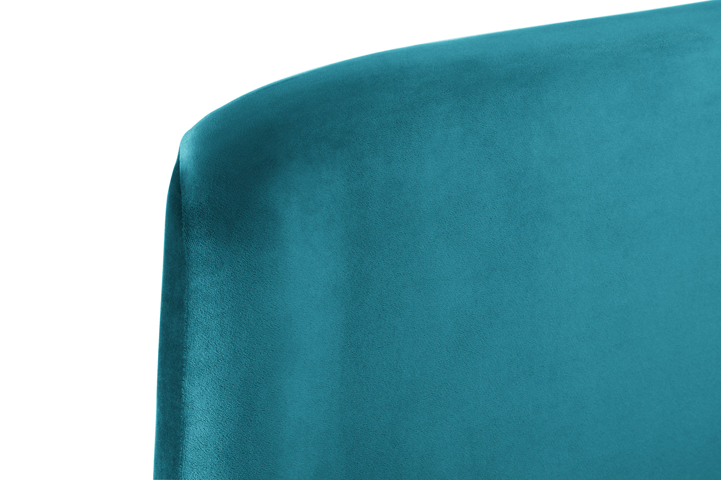 Basel Ottoman Double Bed Teal Velvet