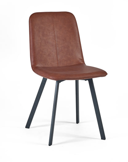 Pair of Amsterdam Dining Chairs Brown