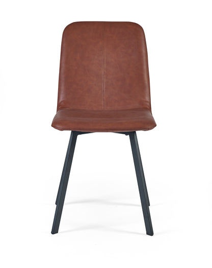 Pair of Amsterdam Dining Chairs Brown