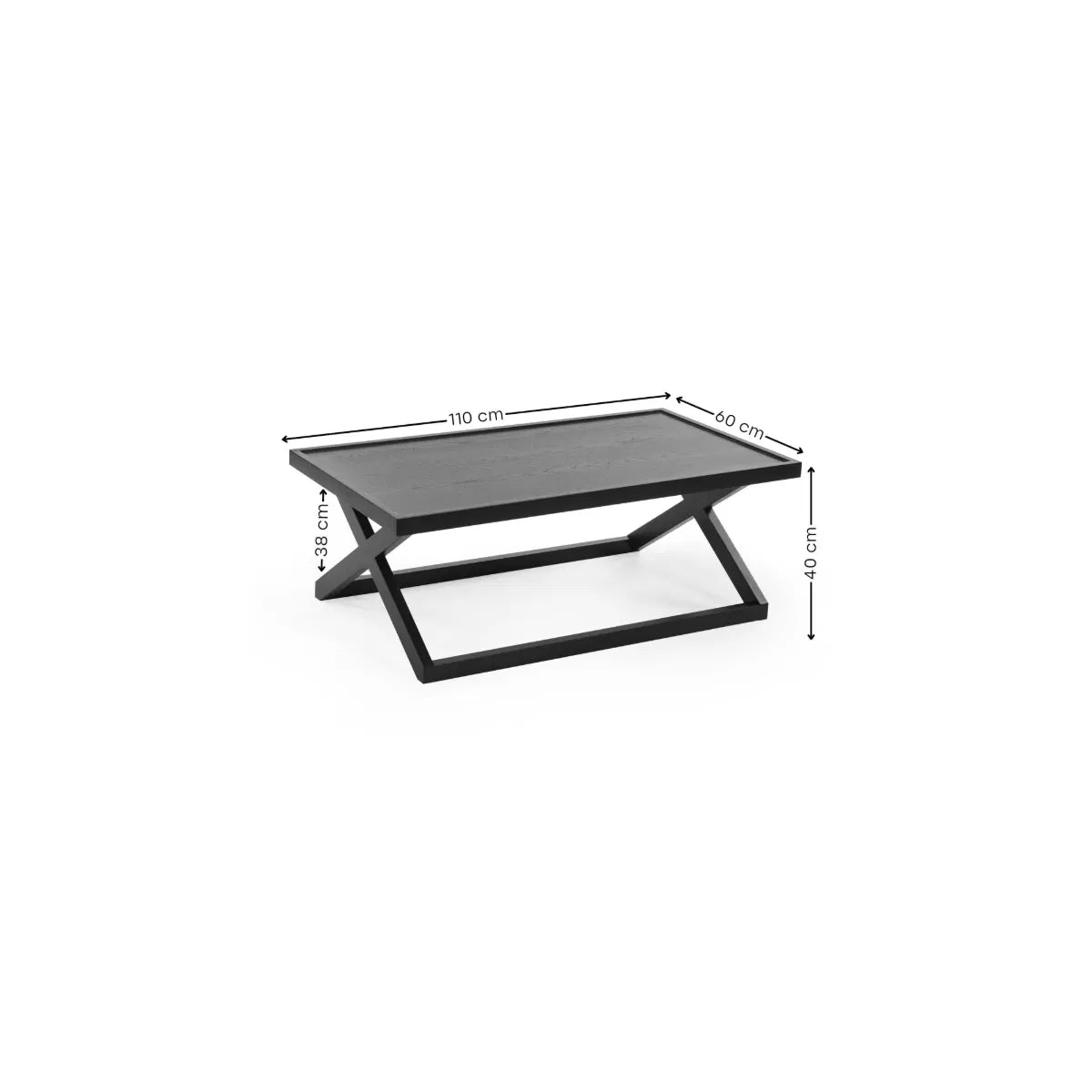 Haddon Black Coffee Table