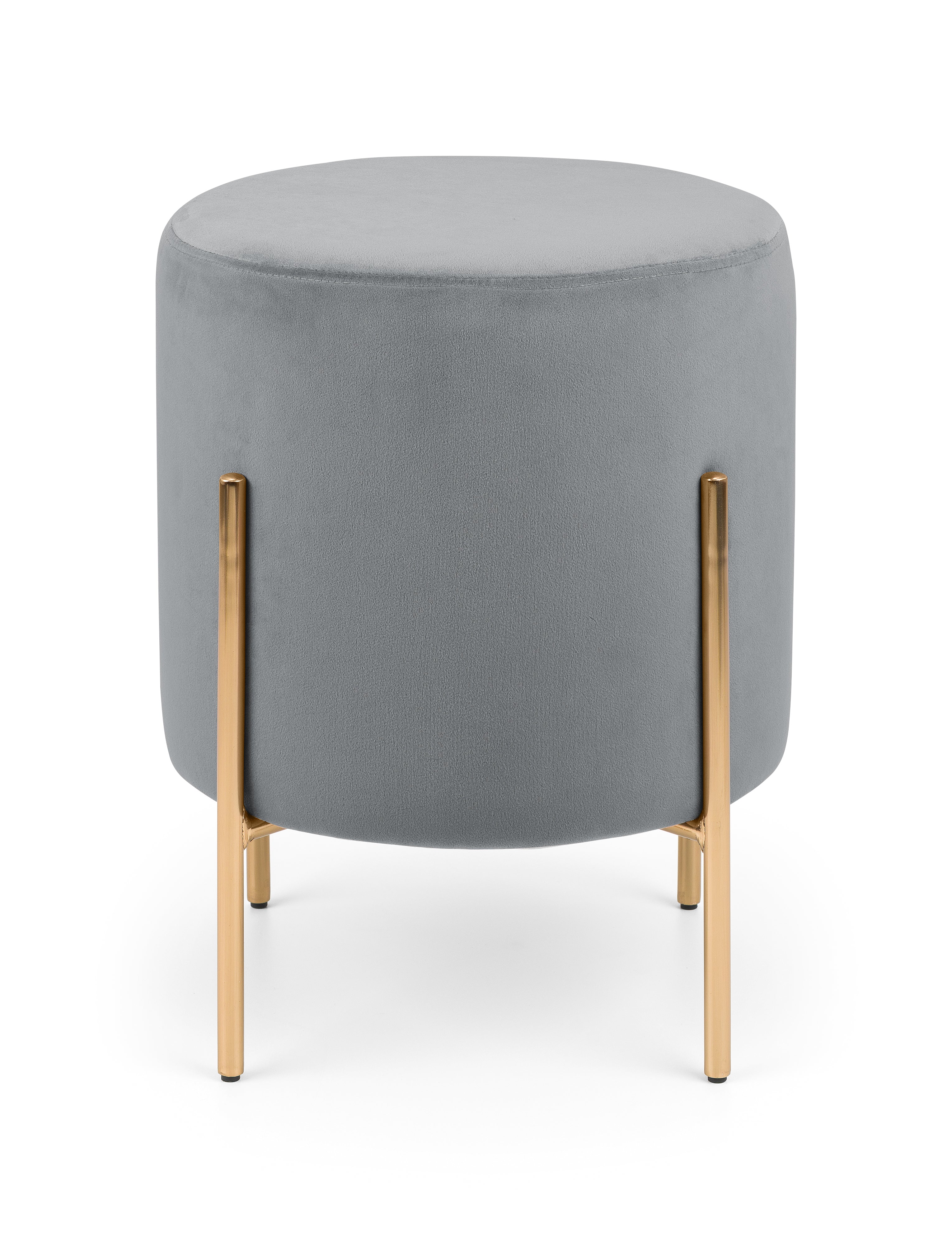 Antibes Stool Grey Velvet