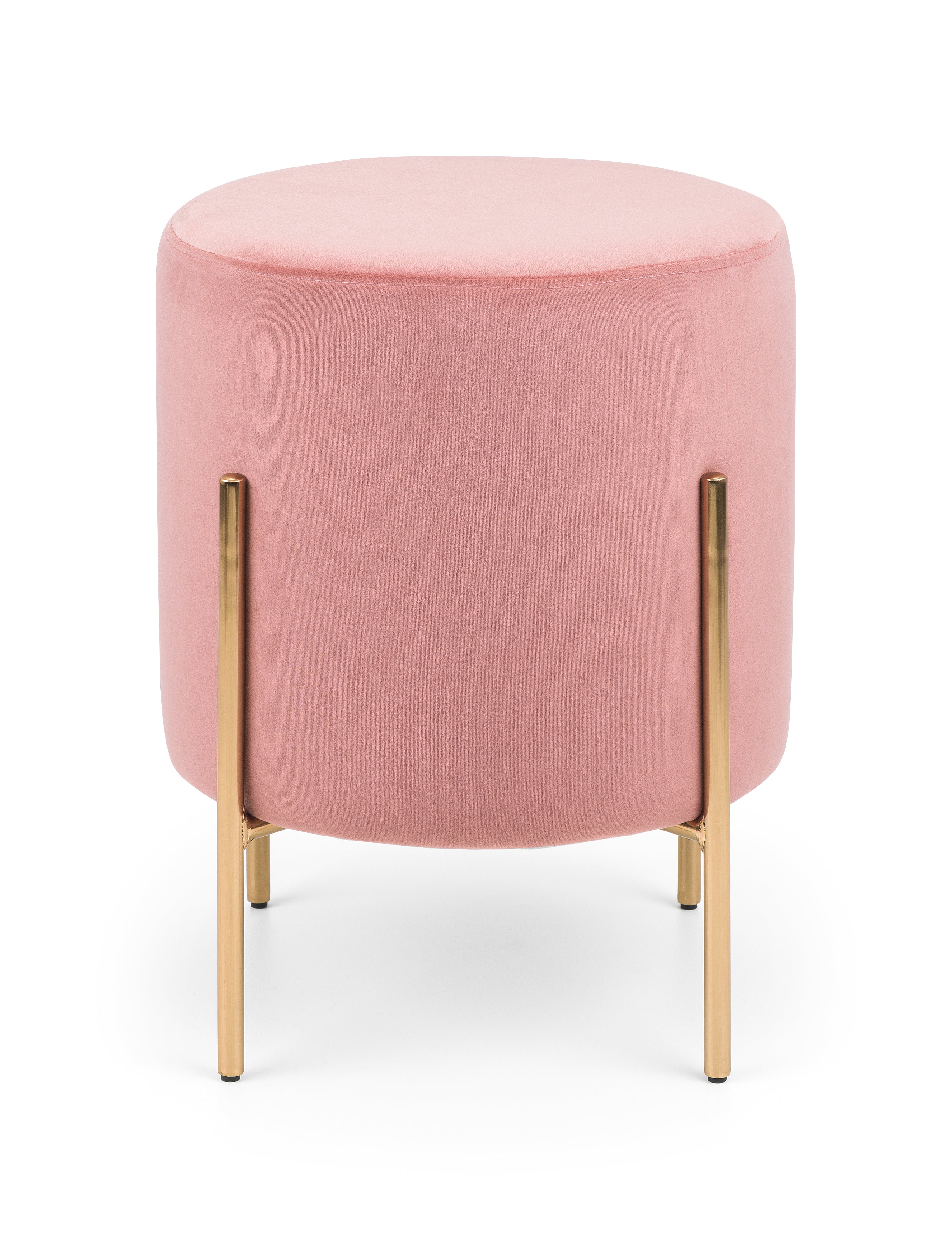 Antibes Stool Dusty Pink Velvet