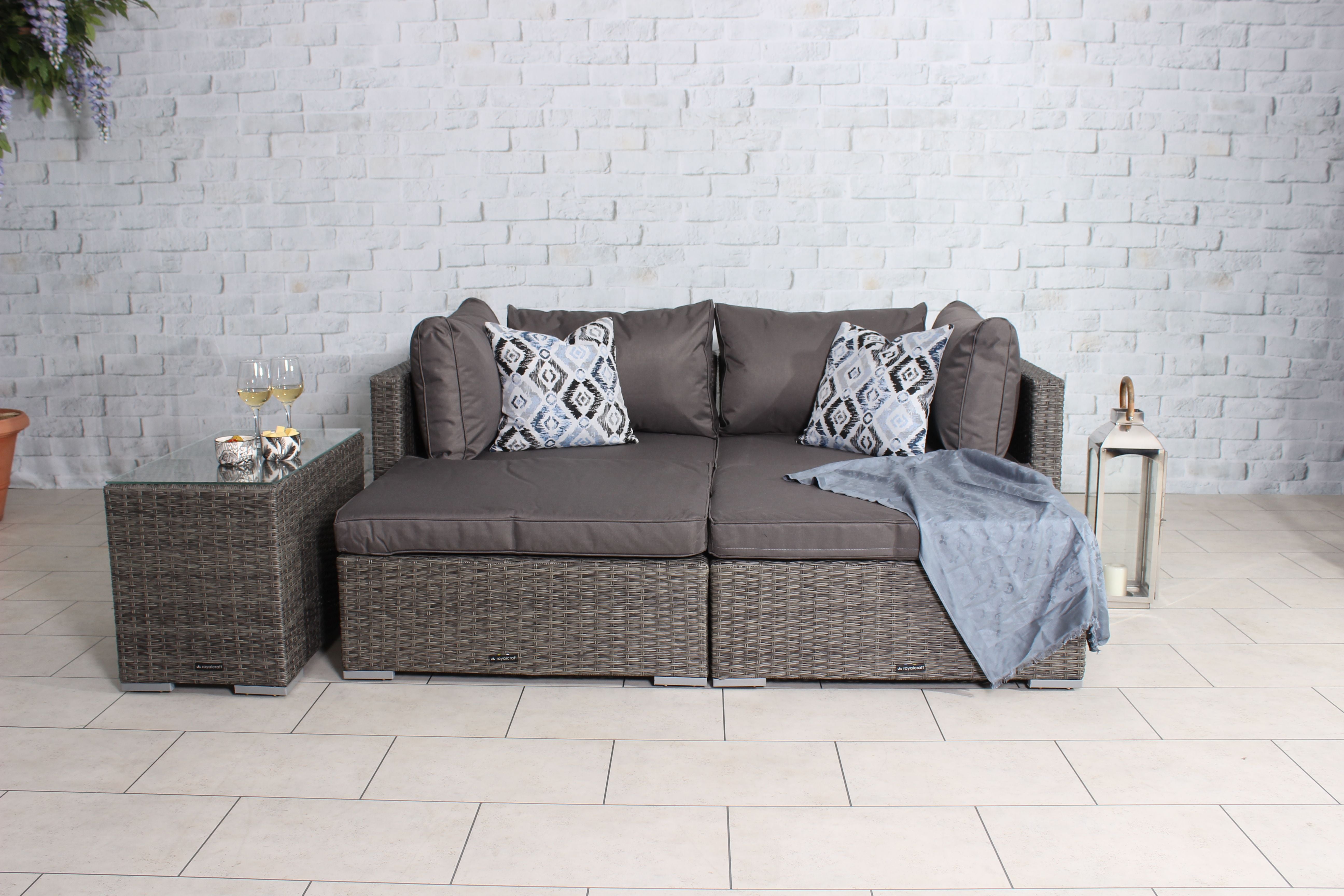 Paris 4 Seater 5pc Multi Setting Relaxer Set