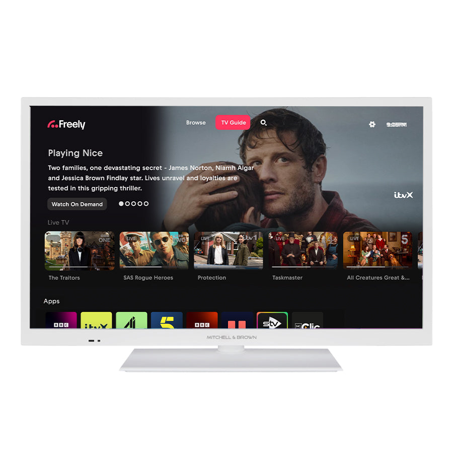 Mitchell and Brown 24″ HD Ready Smart TV In White