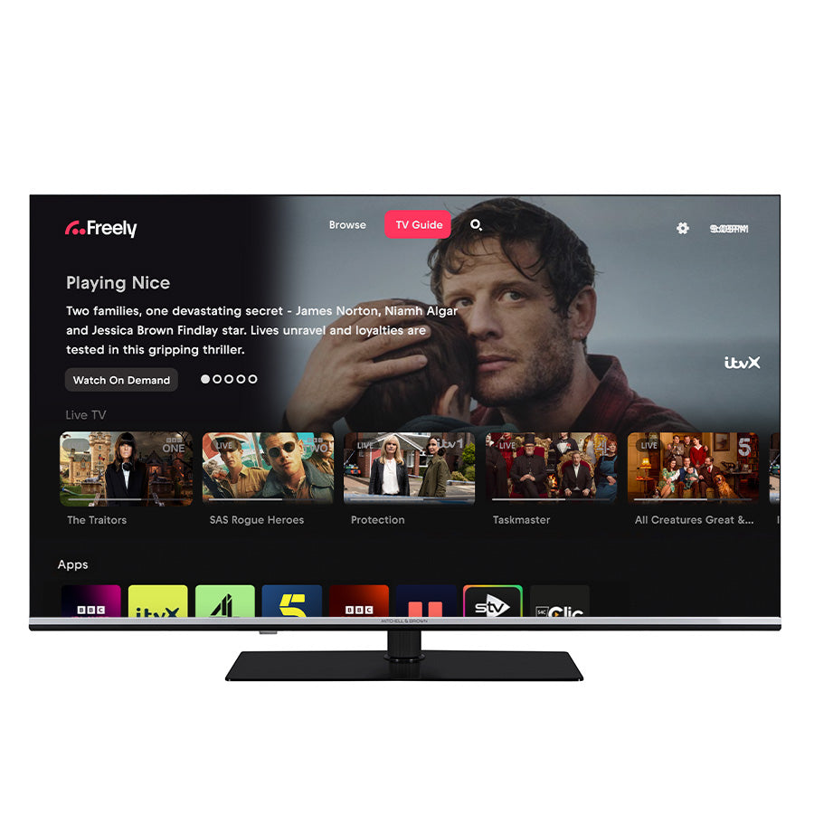 Mitchell and Brown 32″ QLED Full HD Borderless Smart TV