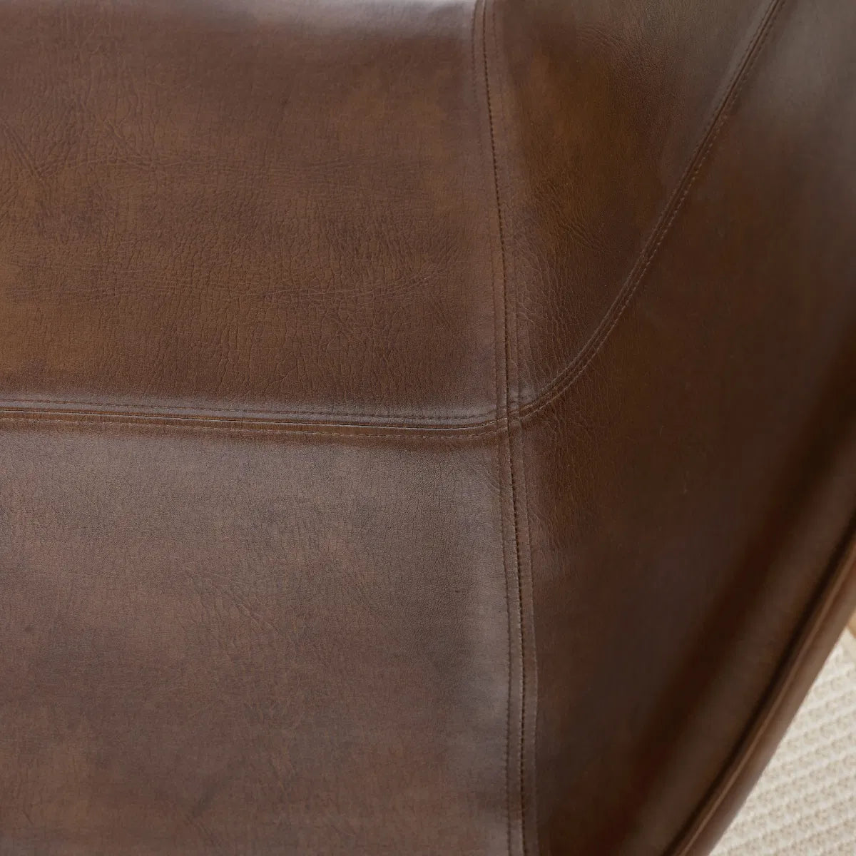 Joren Faux Leather Accent Chair